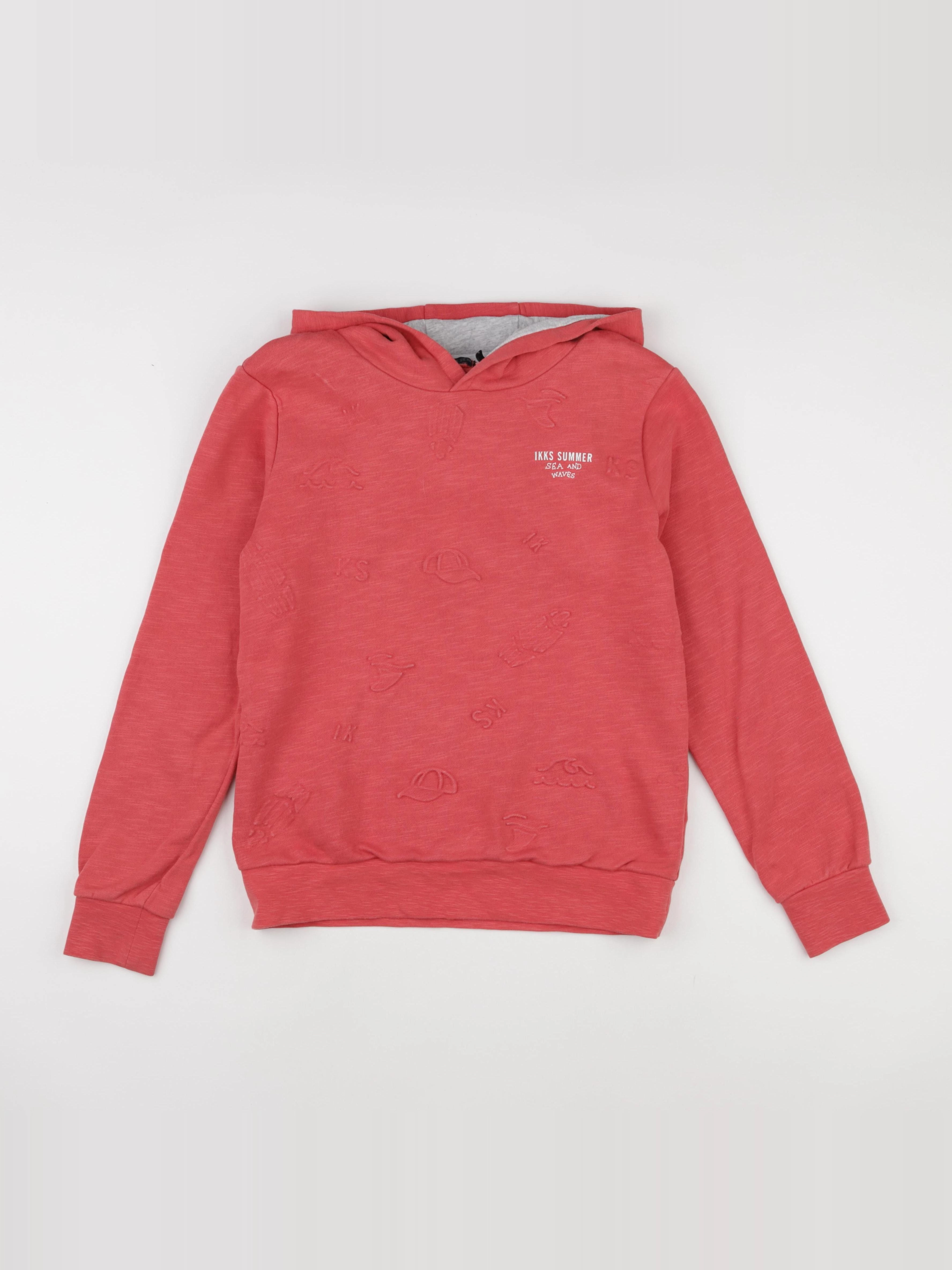 IKKS - sweat rouge - 12 ans