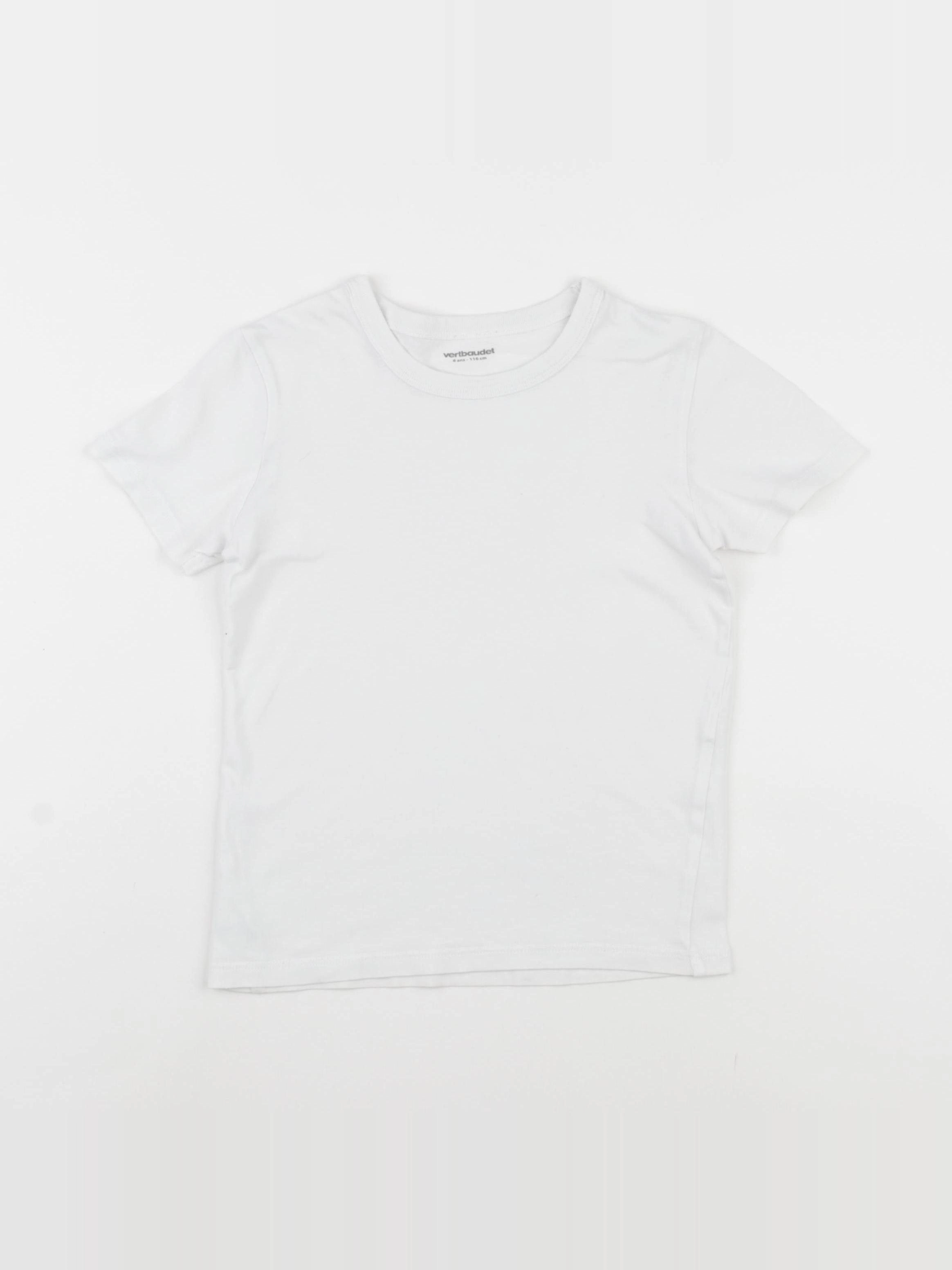 Vertbaudet - maillot de corps blanc - 6 ans