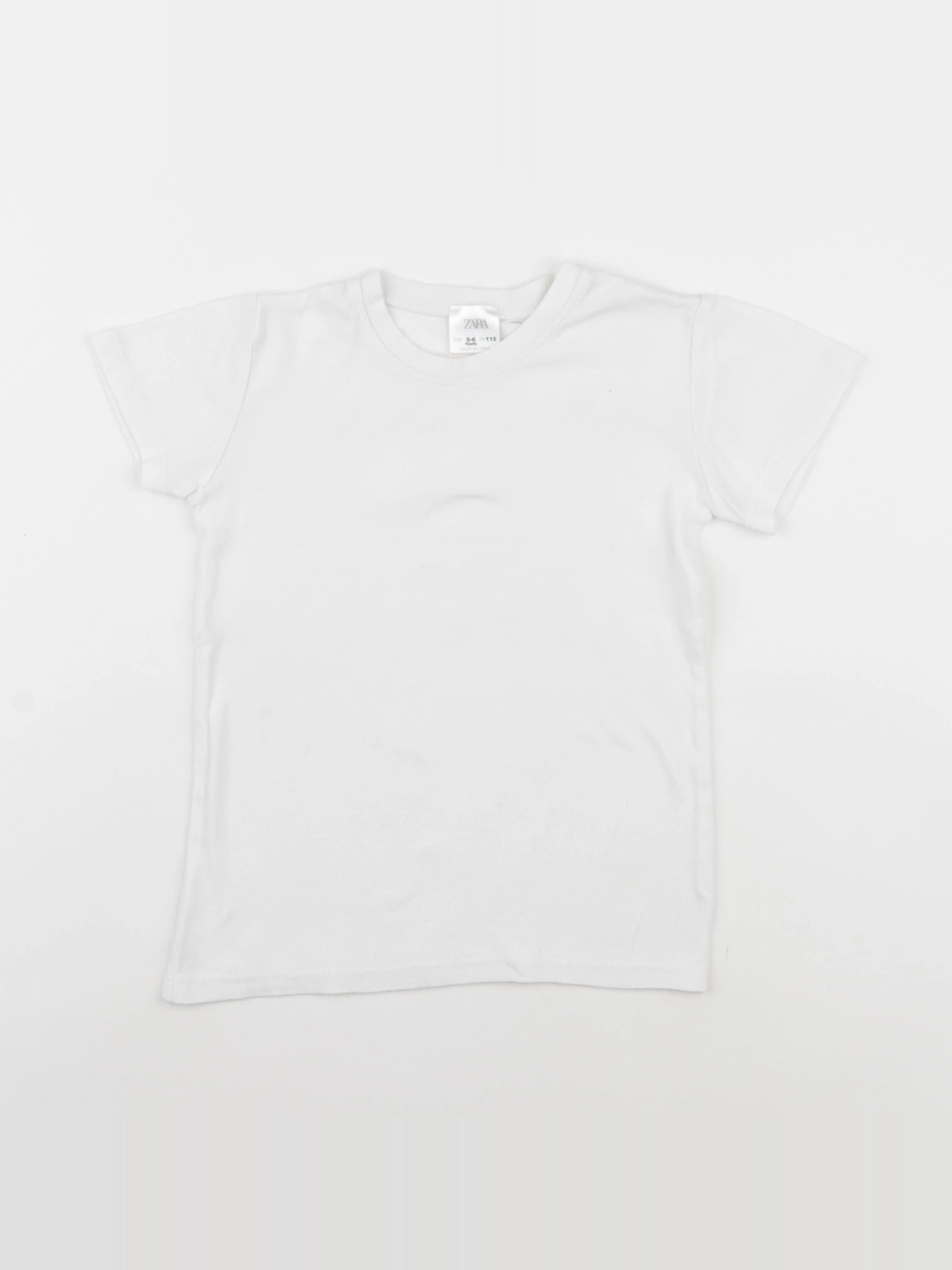 Zara - maillot de corps blanc - 5/6 ans