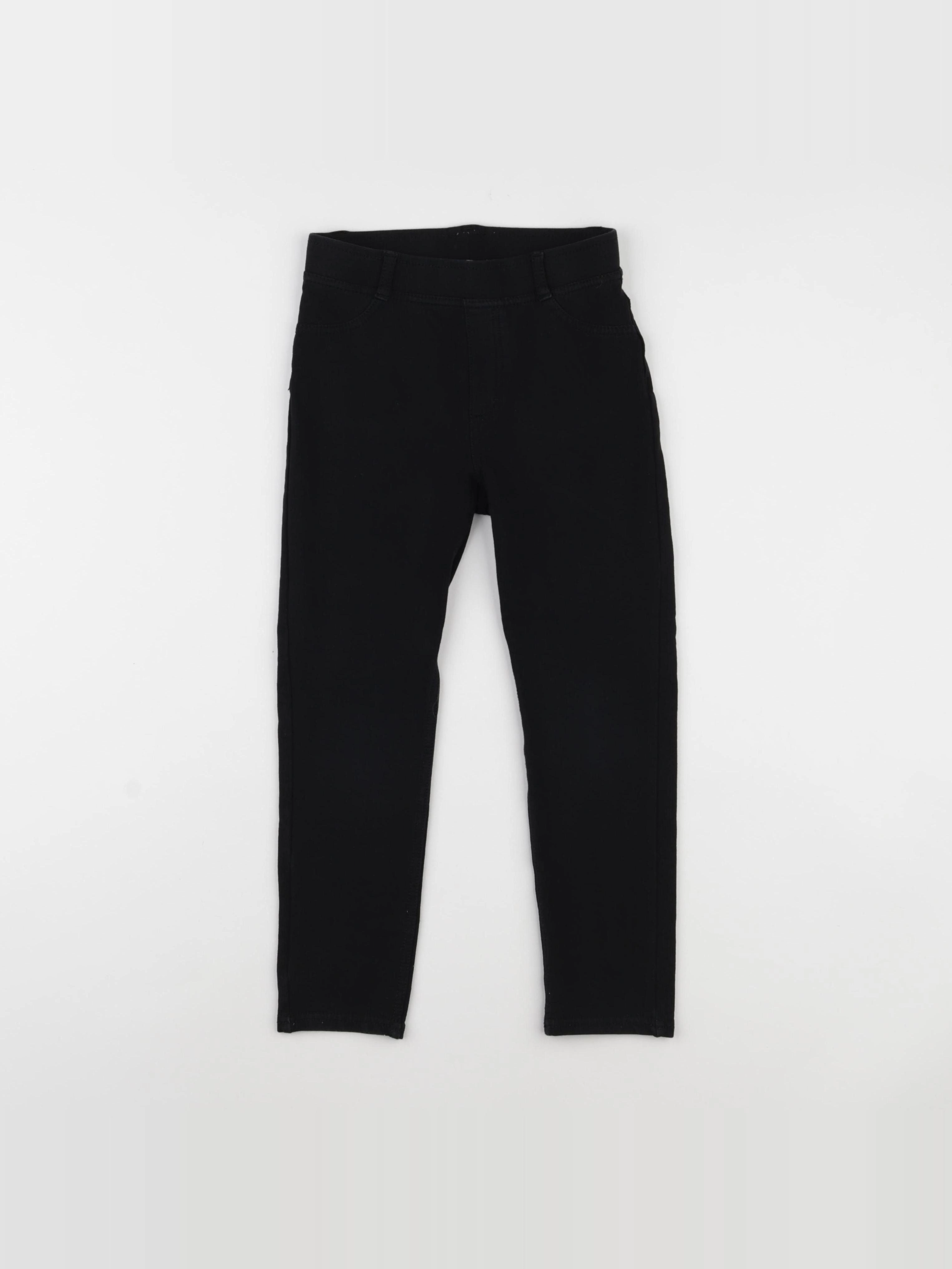 H&M - jegging noir - 6/7 ans