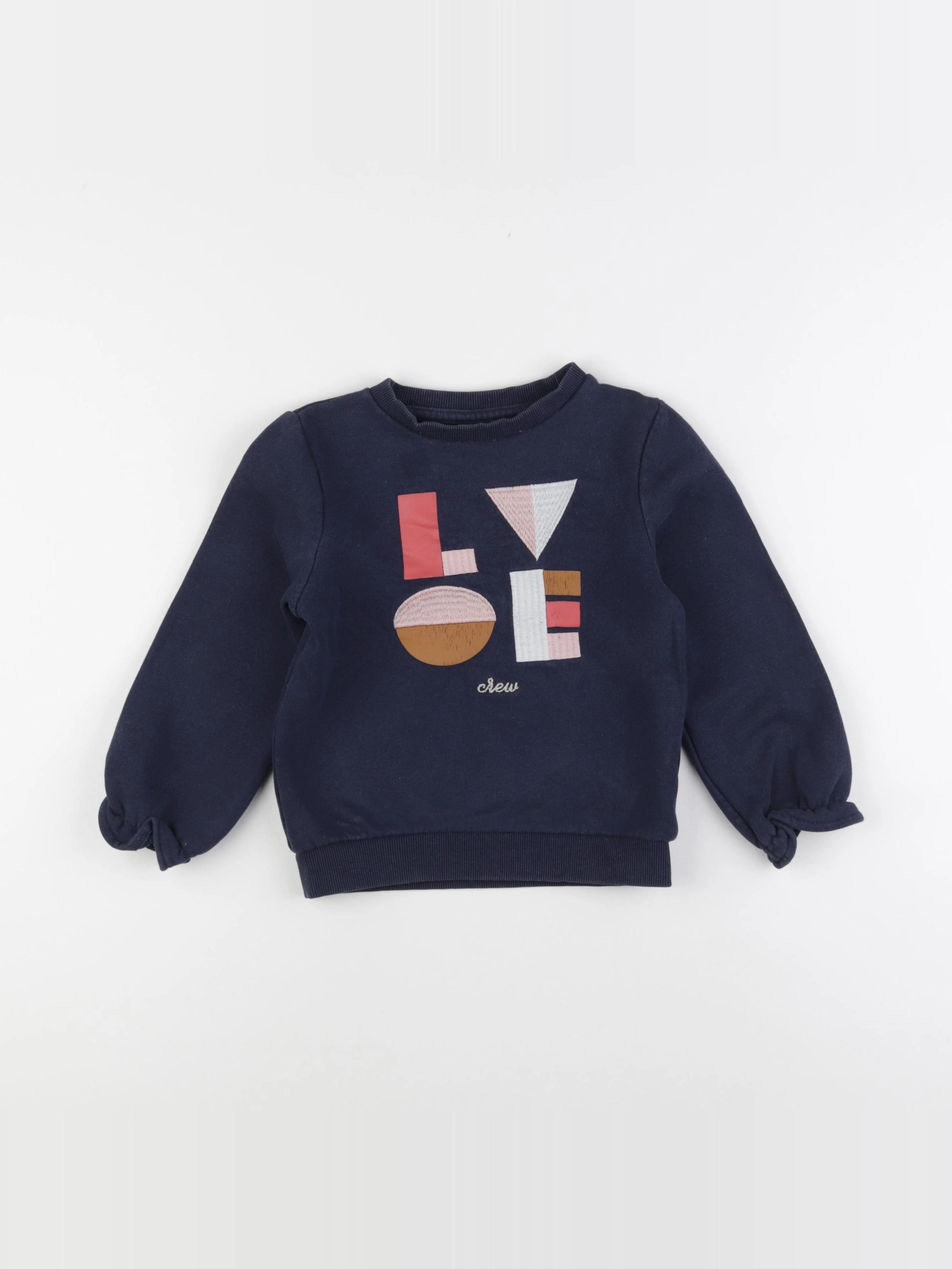 Tape à l'oeil - sweat bleu - 5 ans