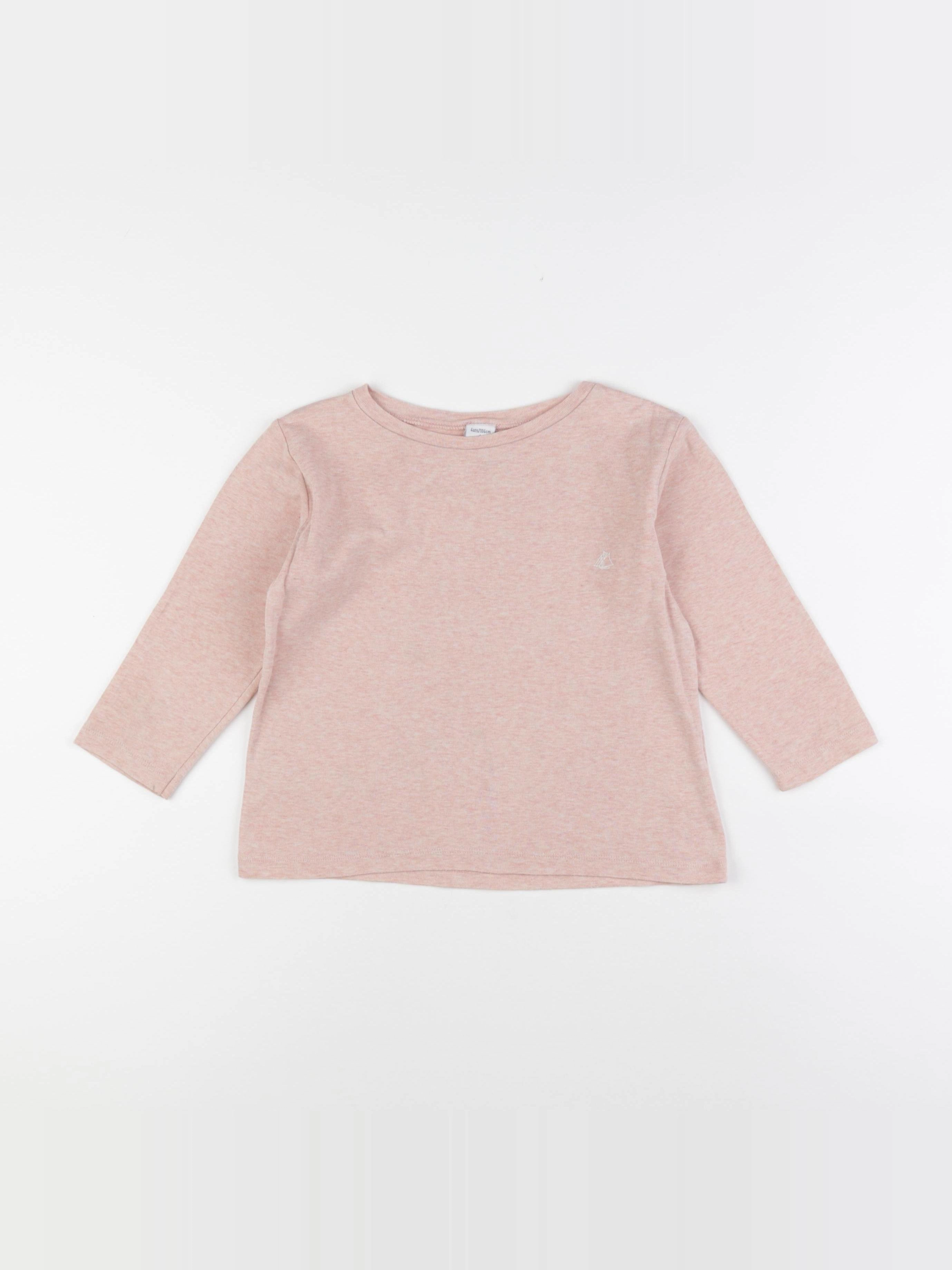 Petit Bateau - maillot de corps rose - 4 ans