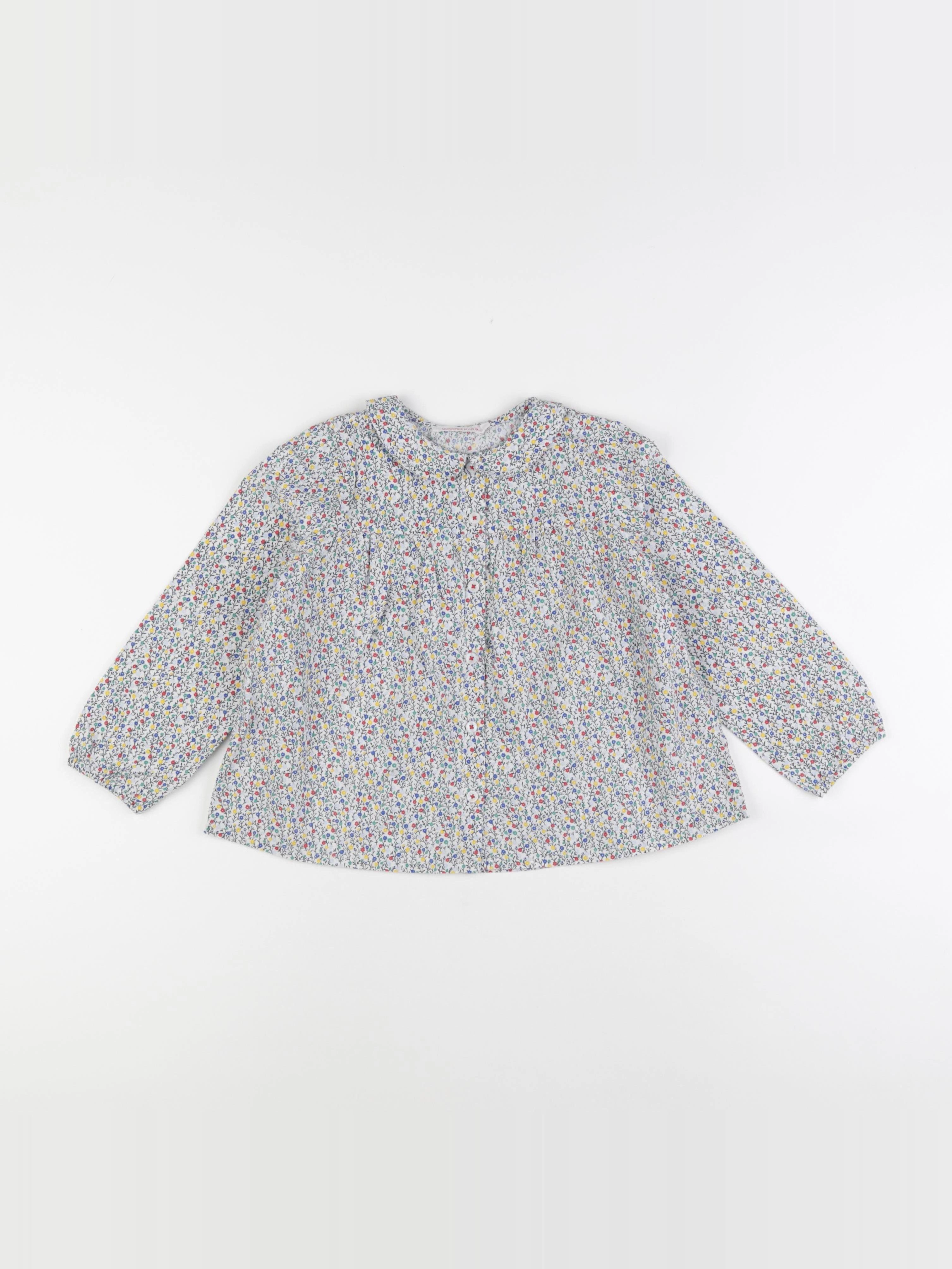 Monoprix - blouse multicolore - 5 ans