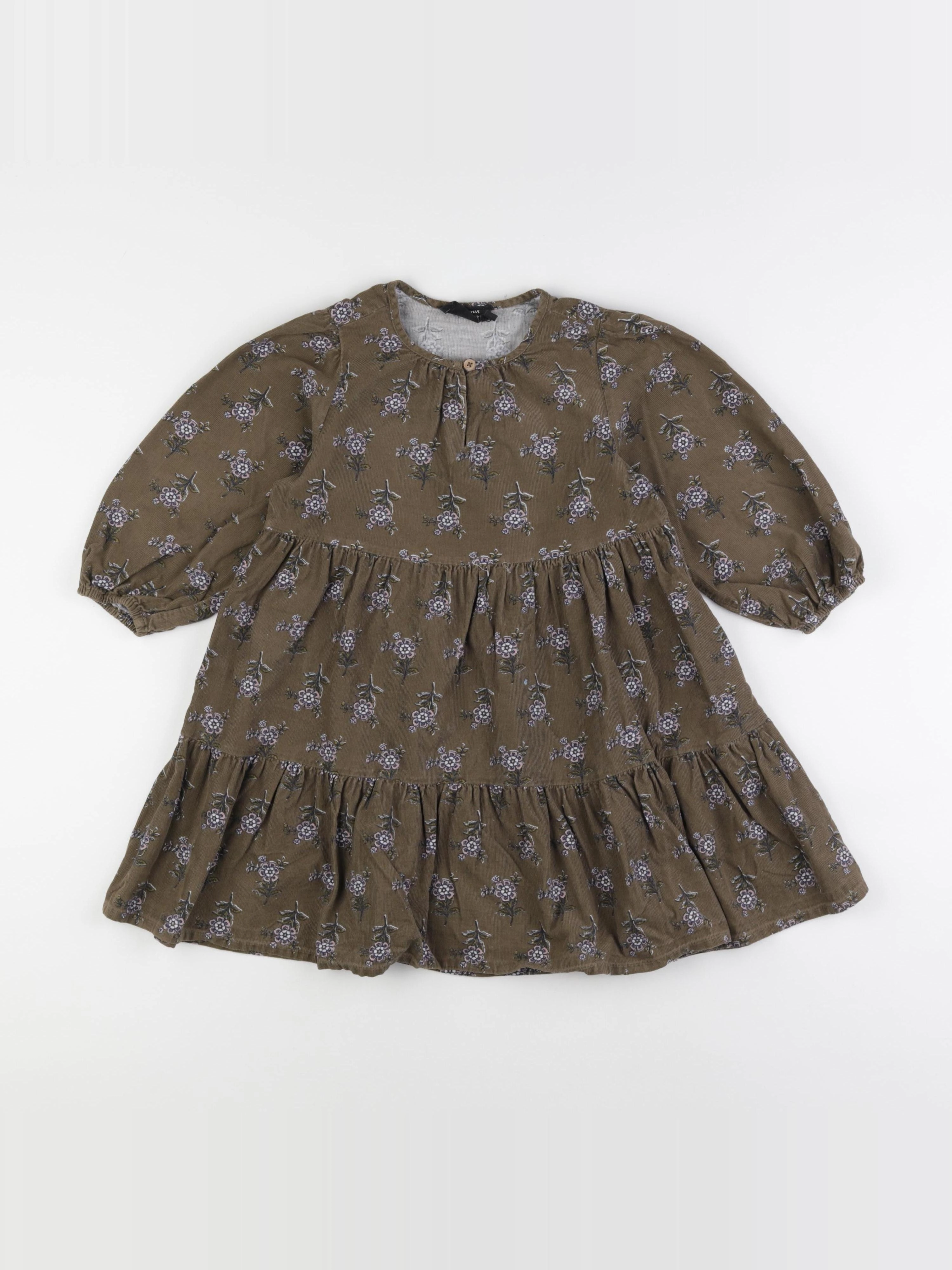 Monoprix - robe vert - 4 ans