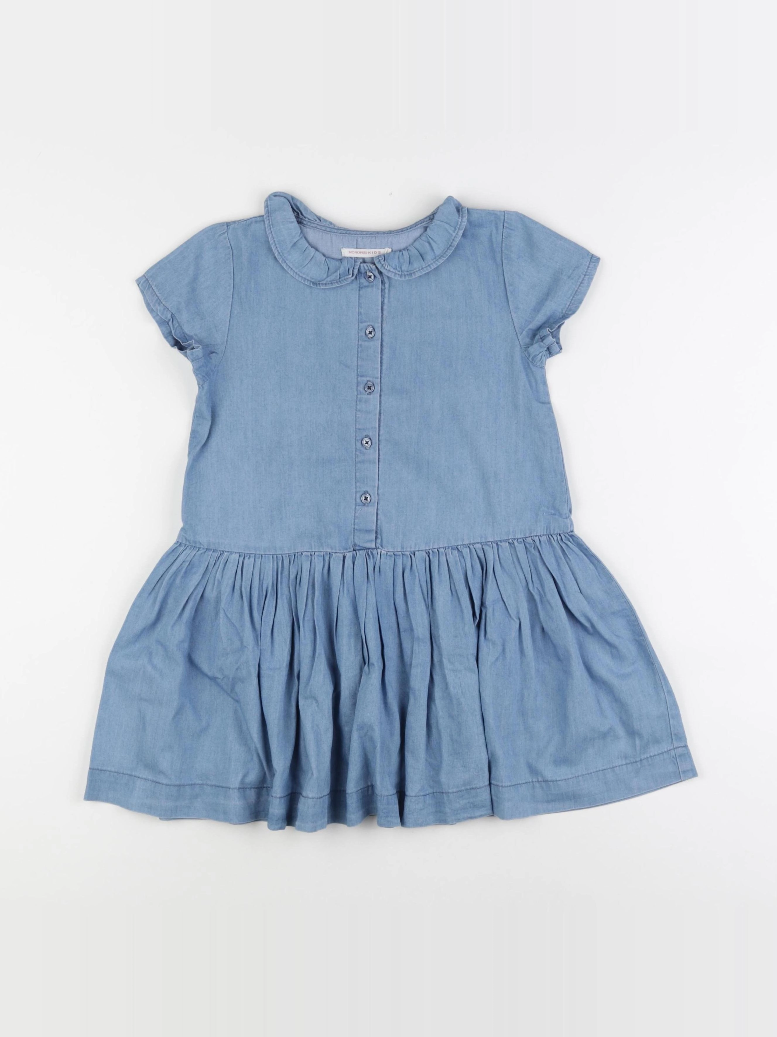 Monoprix - robe bleu - 5 ans