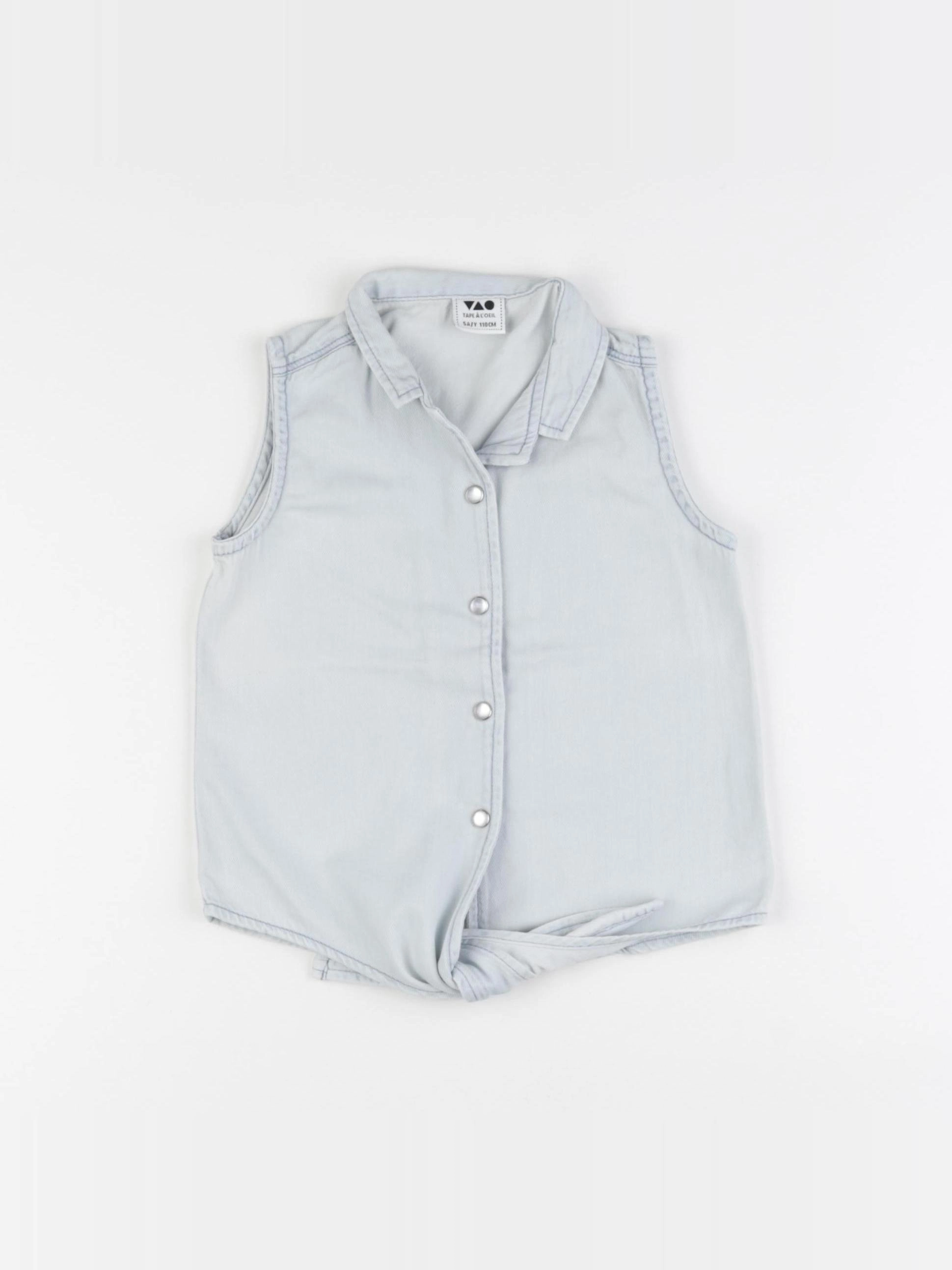 Tape à l'oeil - chemise bleu - 5 ans