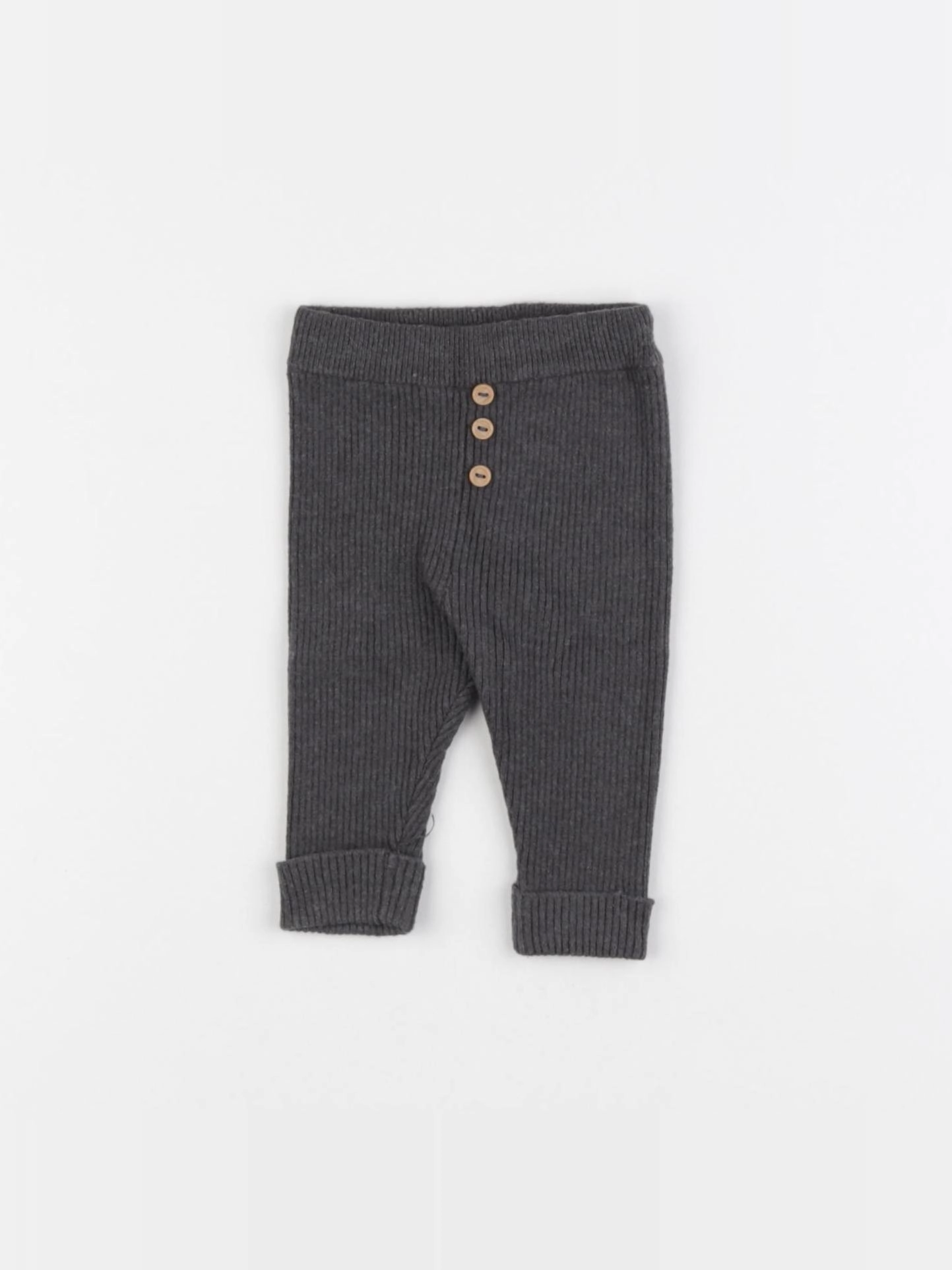 Vertbaudet - legging gris - 1 mois