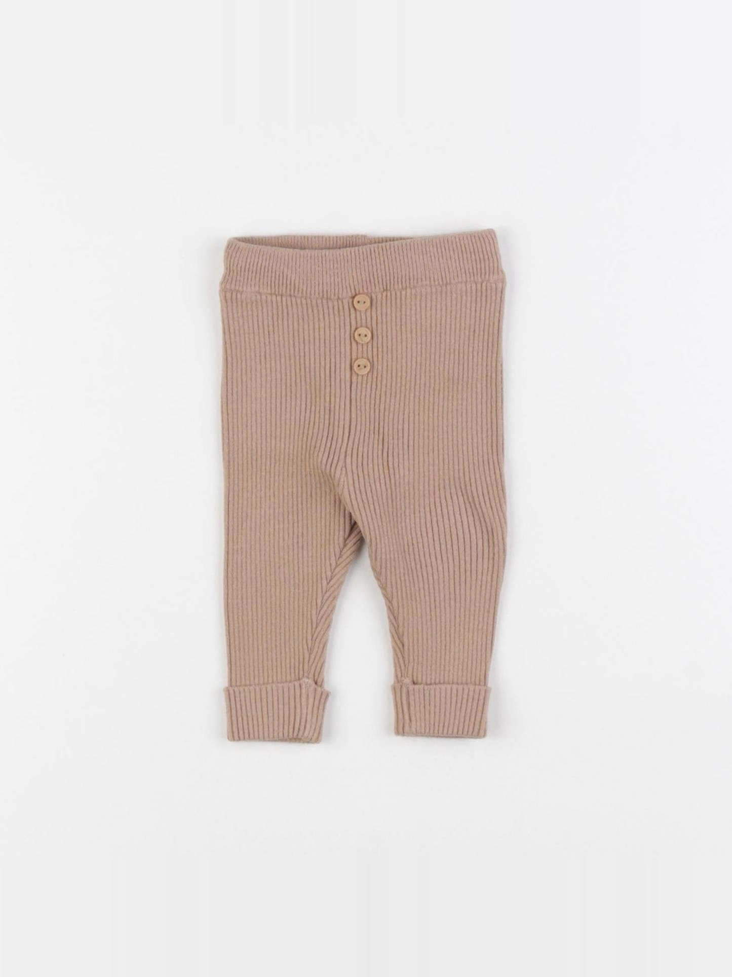 Vertbaudet - legging beige - 1 mois