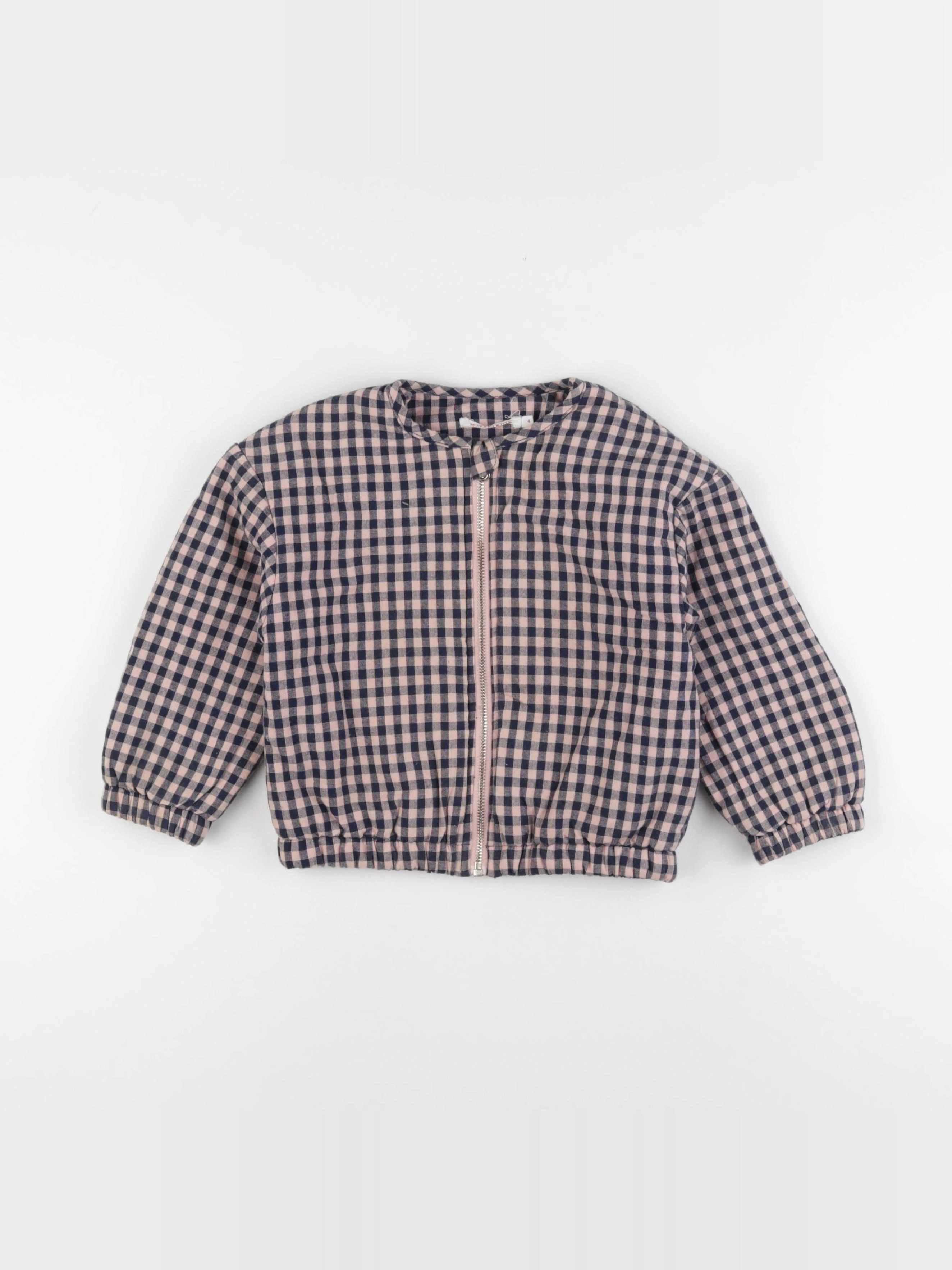 Monoprix - veste bleu, rose - 4 ans