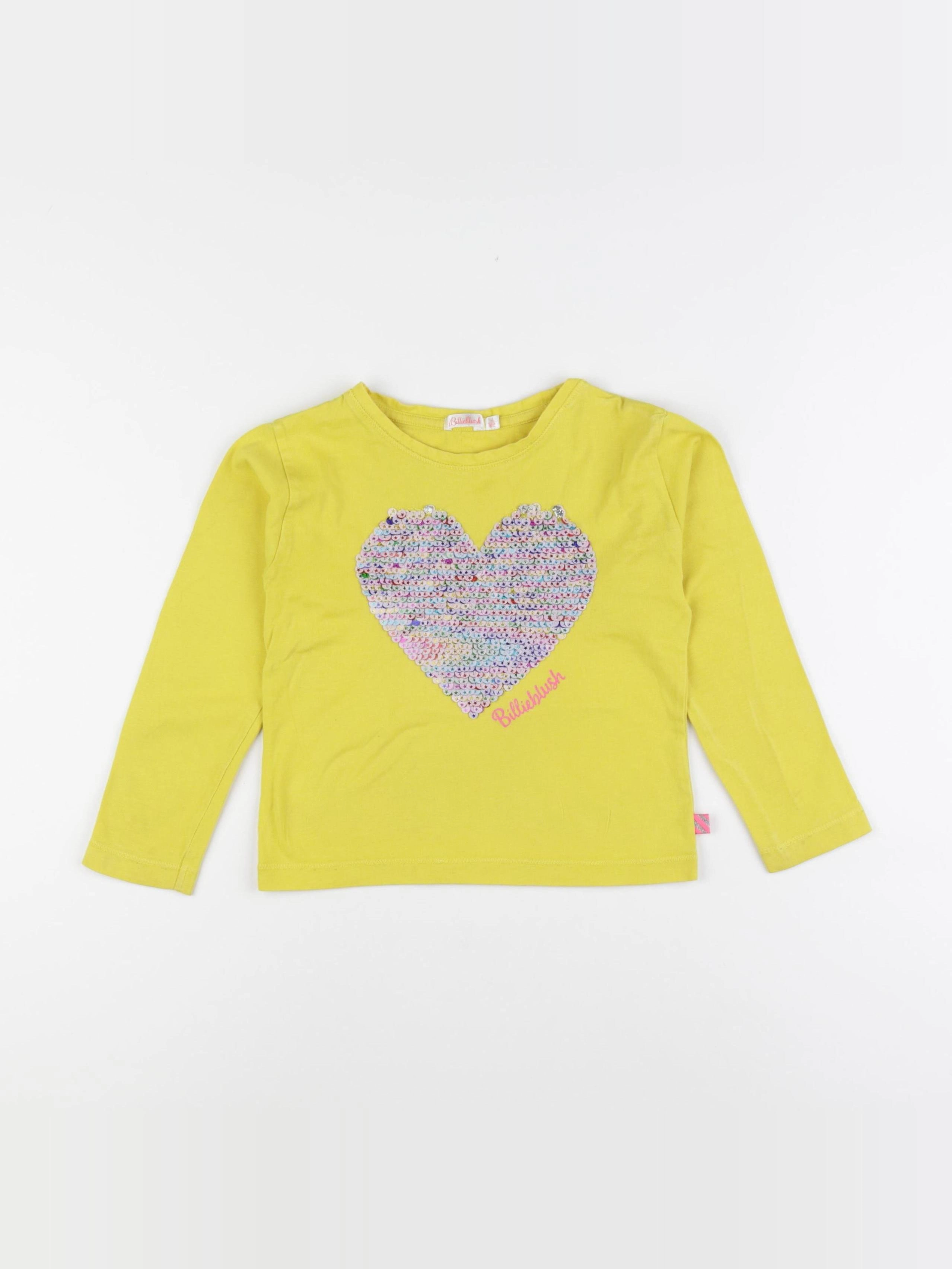 Billie Blush - tee-shirt jaune - 4 ans
