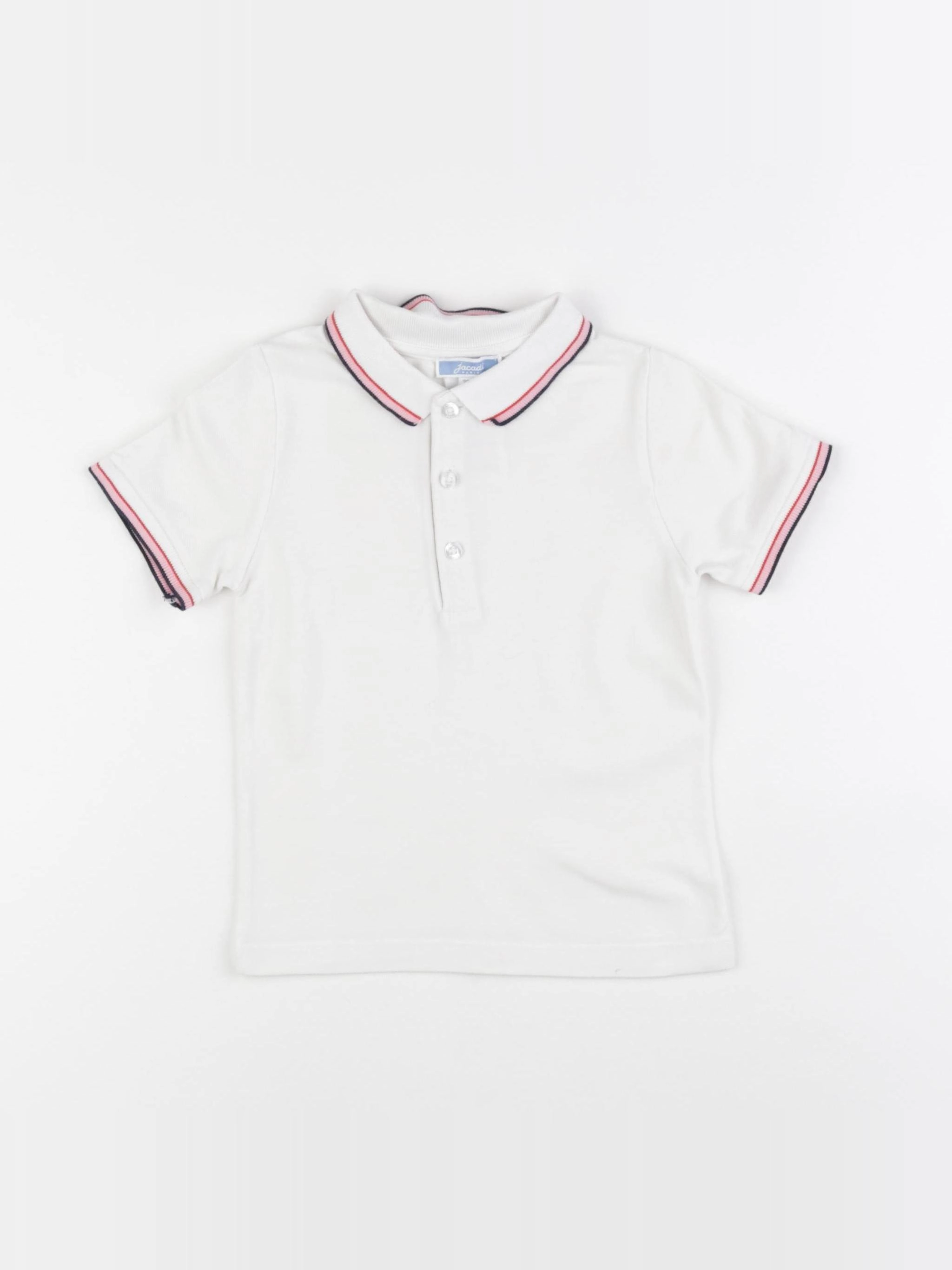 Jacadi - polo blanc - 36 mois