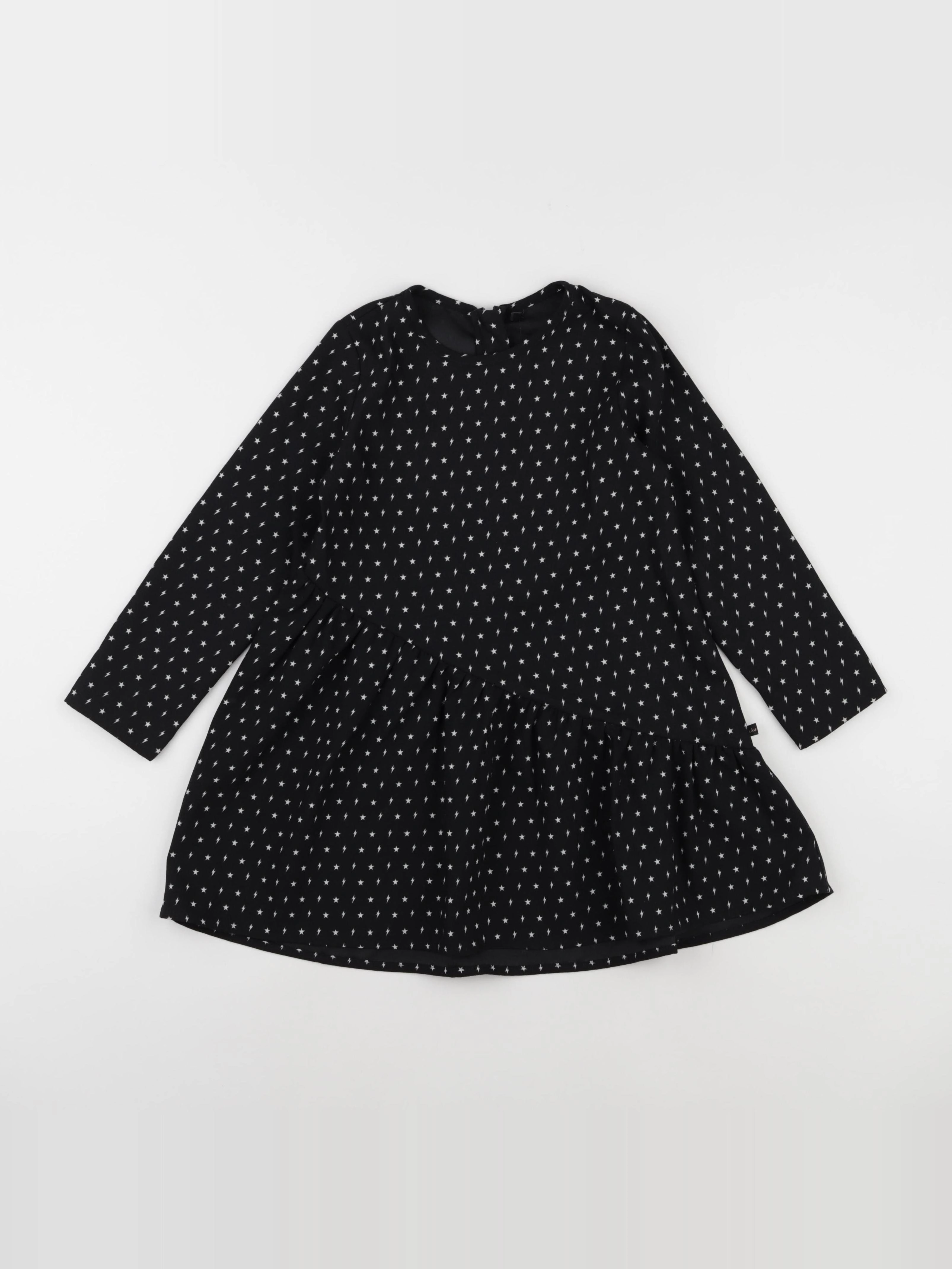 IKKS - robe noir - 5 ans