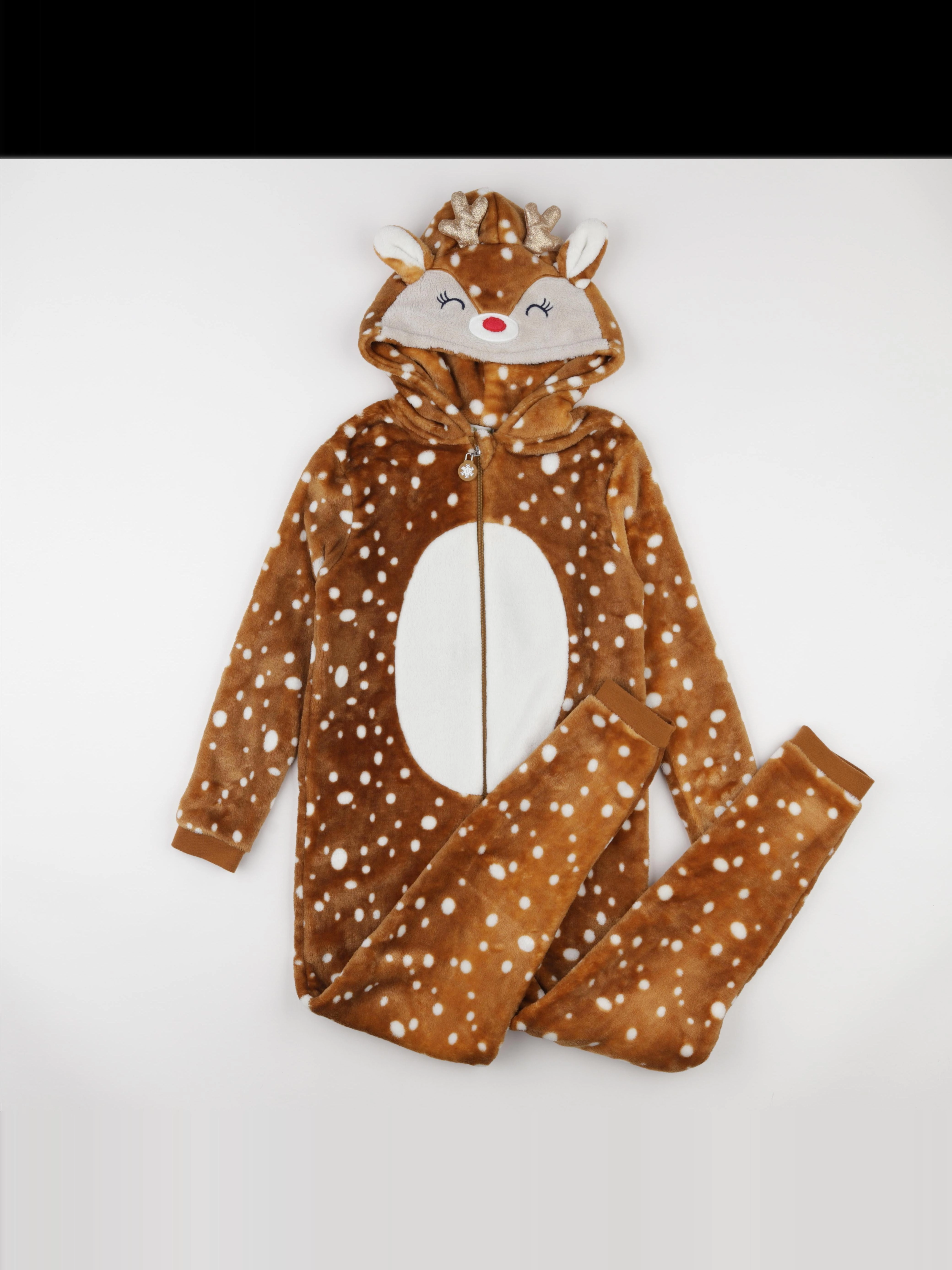 Vertbaudet - sur-pyjama marron - 10 ans