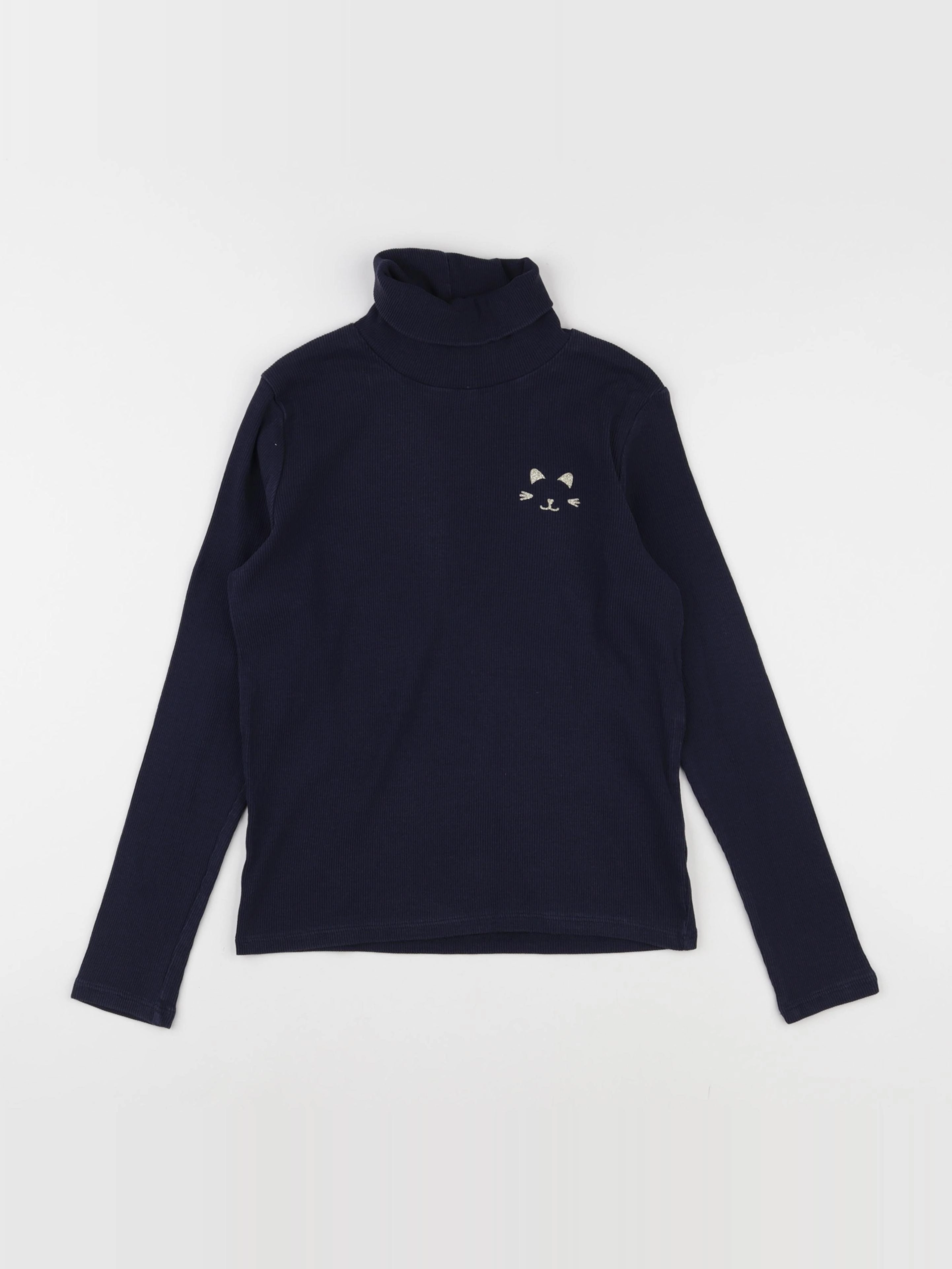 Vertbaudet - sous-pull bleu - 10 ans