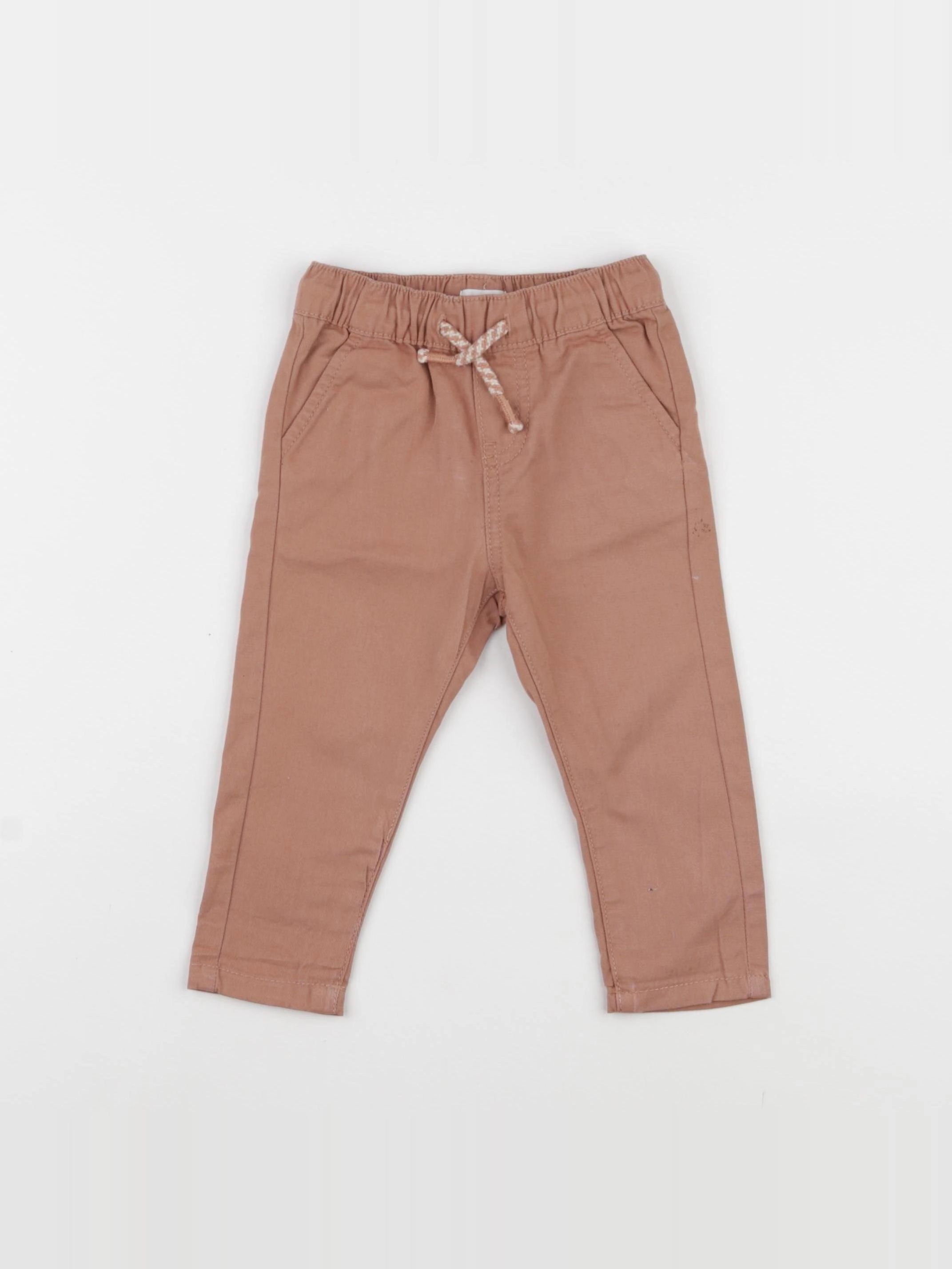 Vertbaudet - pantalon marron - 9 mois