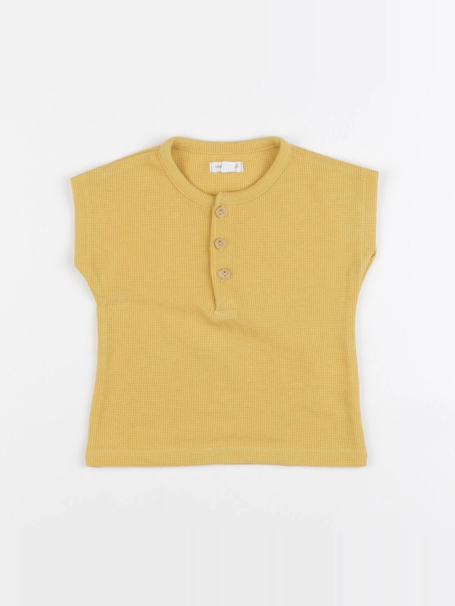 Vertbaudet - tee-shirt jaune - 18 mois