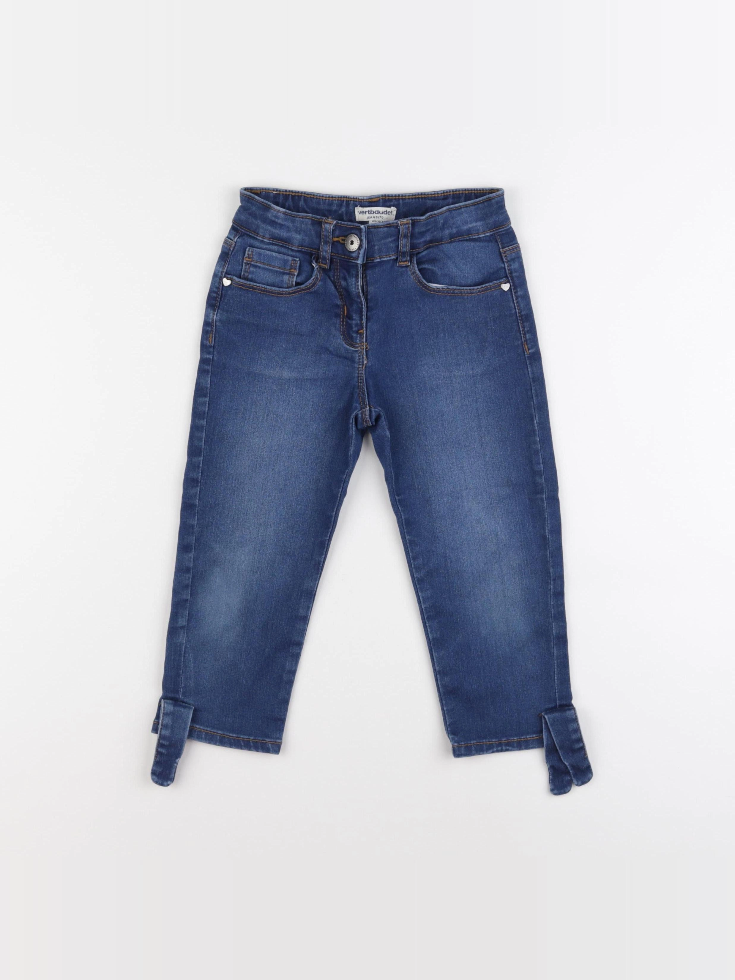 Vertbaudet - pantacourt bleu - 6 ans