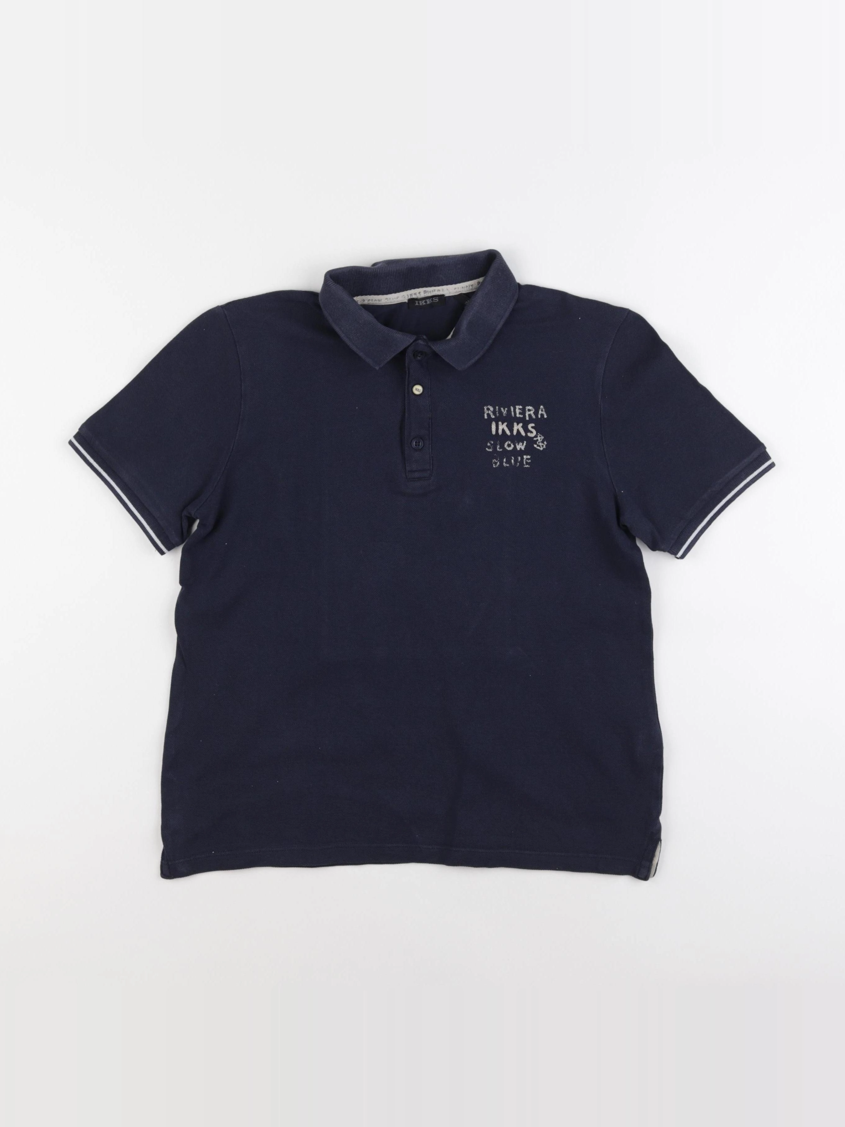 IKKS - polo bleu - 12 ans