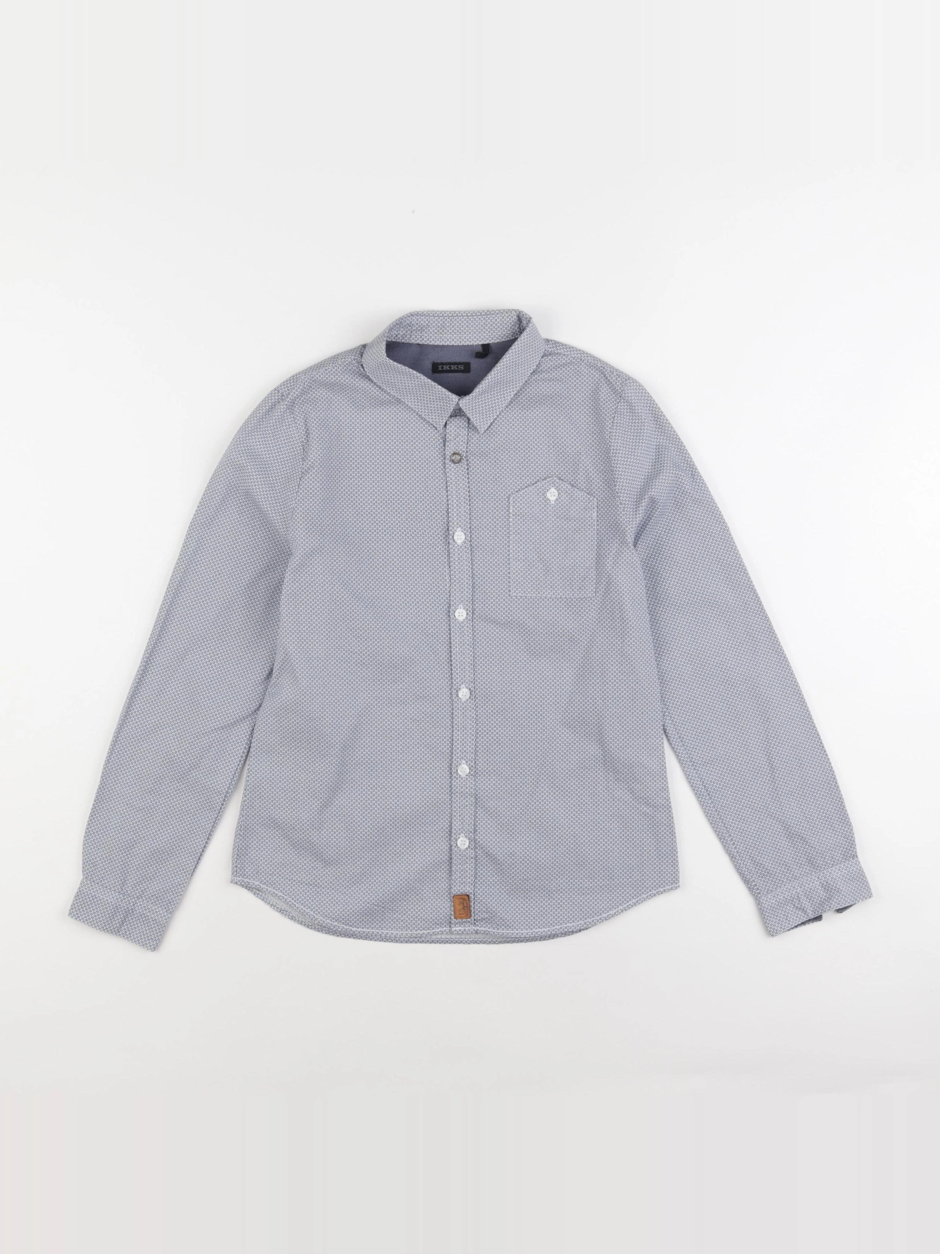 IKKS - chemise bleu - 10 ans