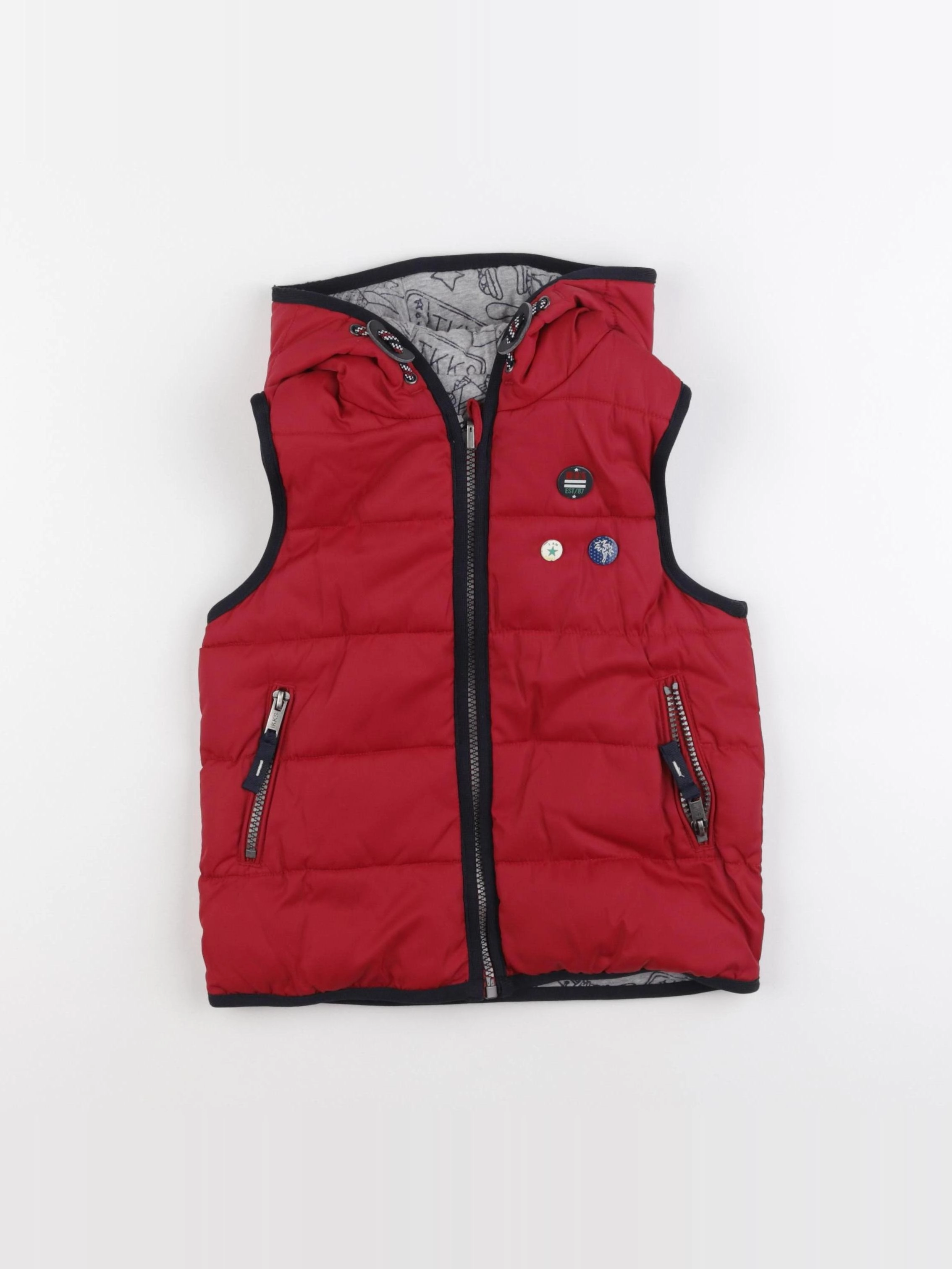 IKKS - doudoune rouge - 6 ans