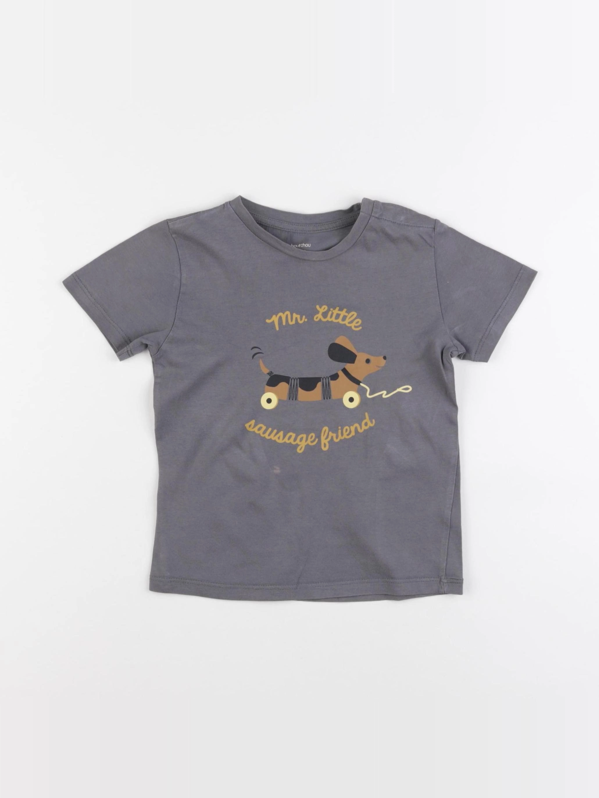 Boutchou - tee-shirt gris - 36 mois
