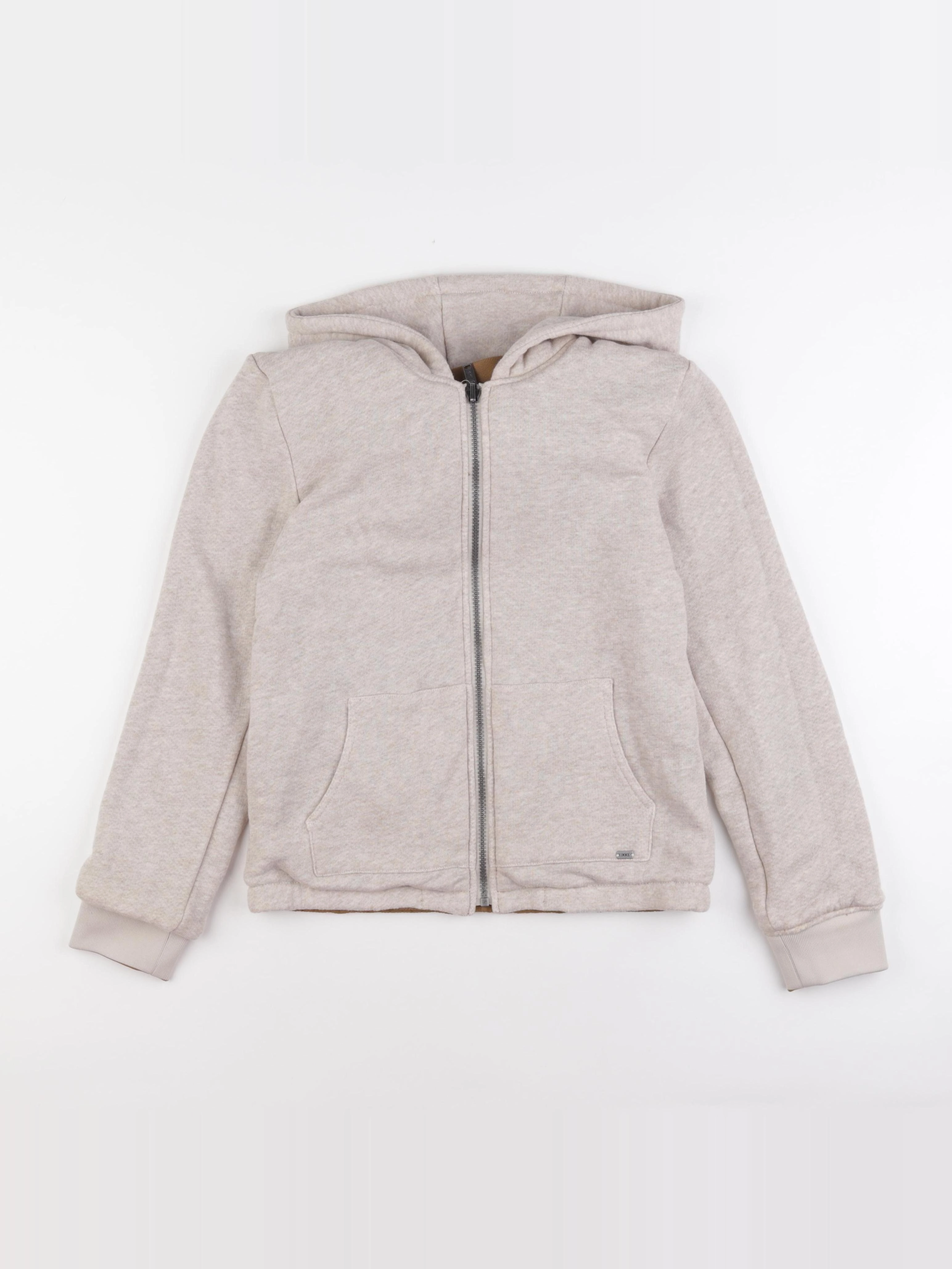IKKS - veste réversible, doublé marron - 12 ans