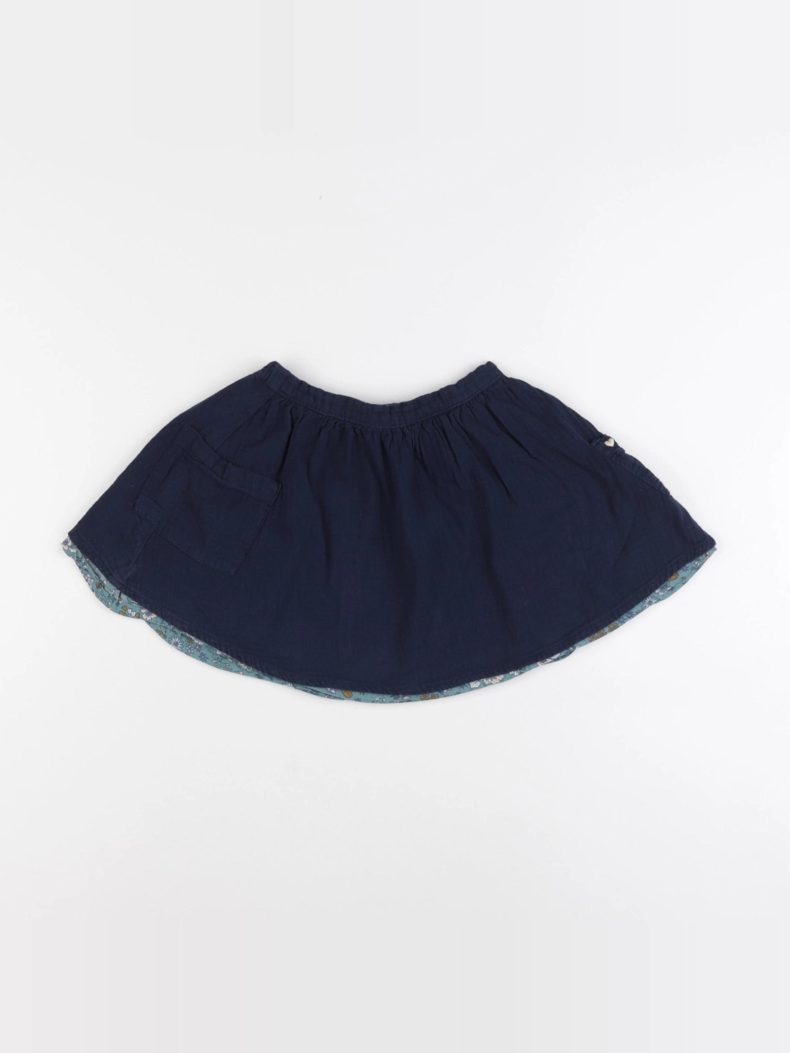 Vertbaudet - jupe bleu - 5 ans