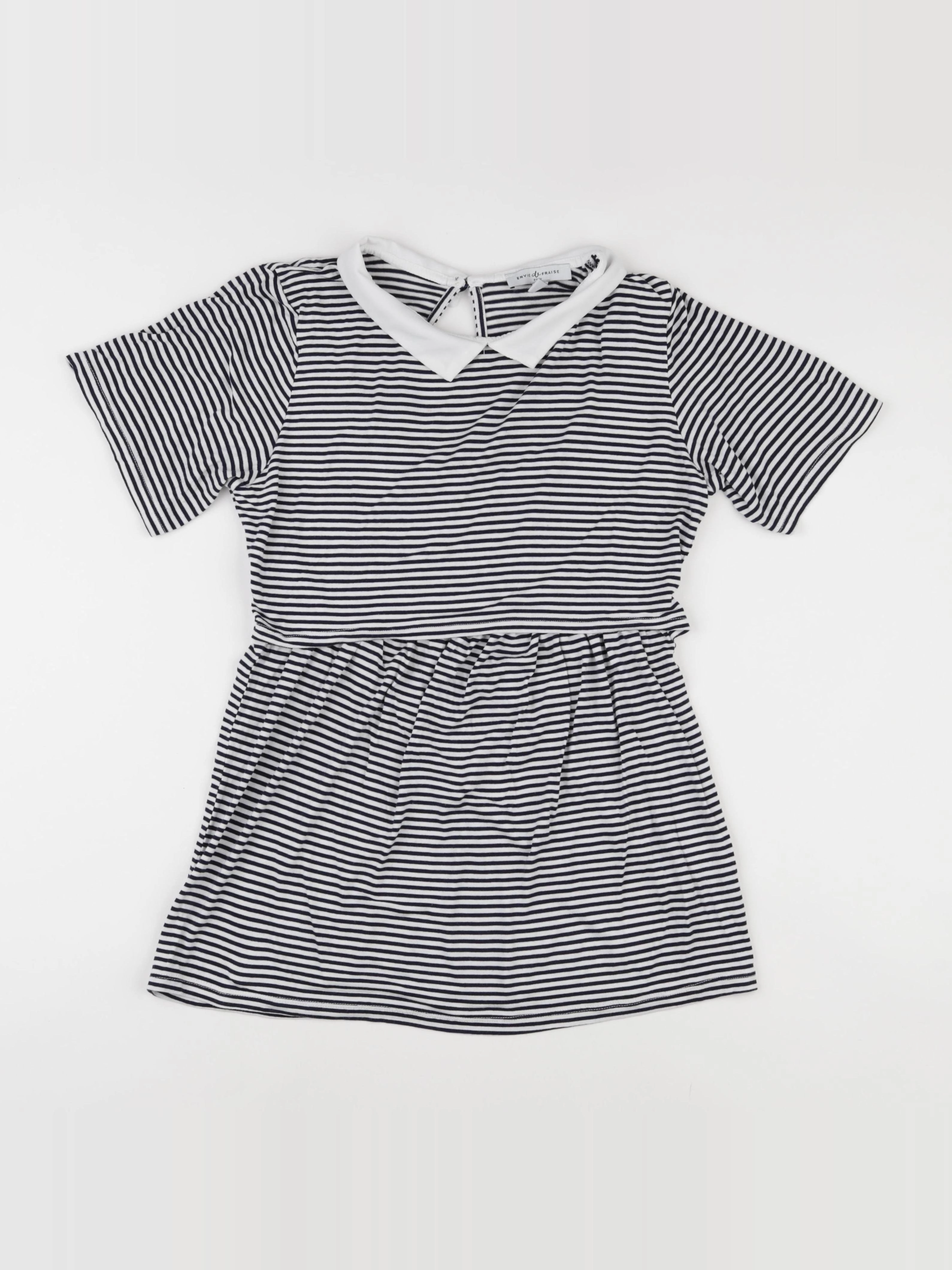 Envie de fraise - robe grossesse, allaitement bleu - 42 à 44