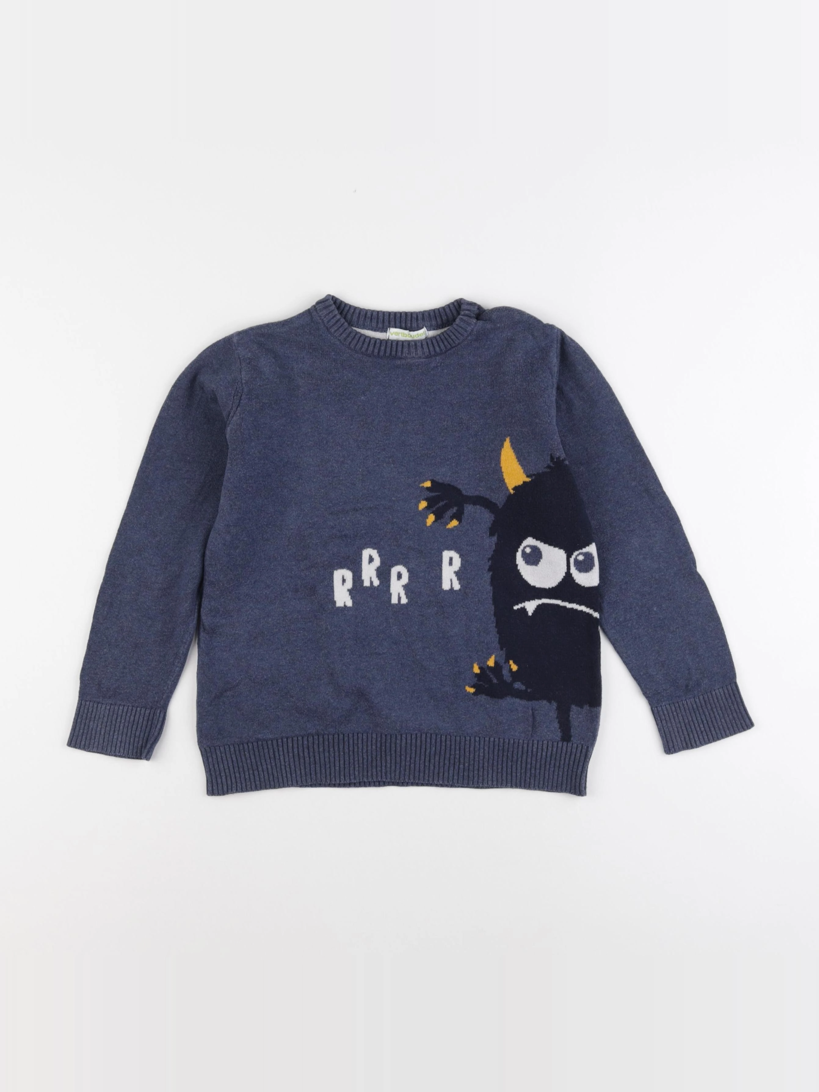 Vertbaudet - pull bleu - 6 ans