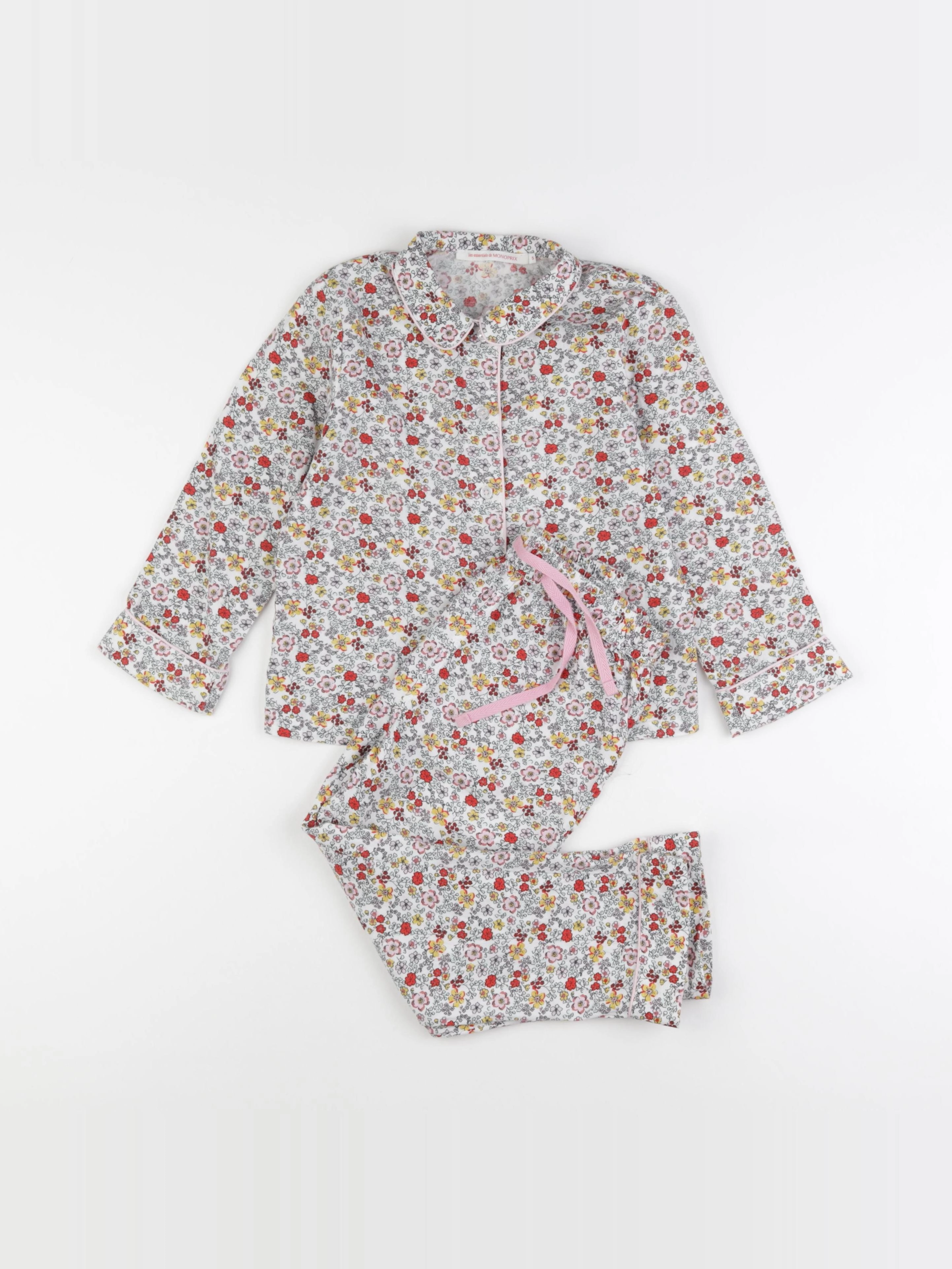 Monoprix - pyjama coton multicolore - 5 ans