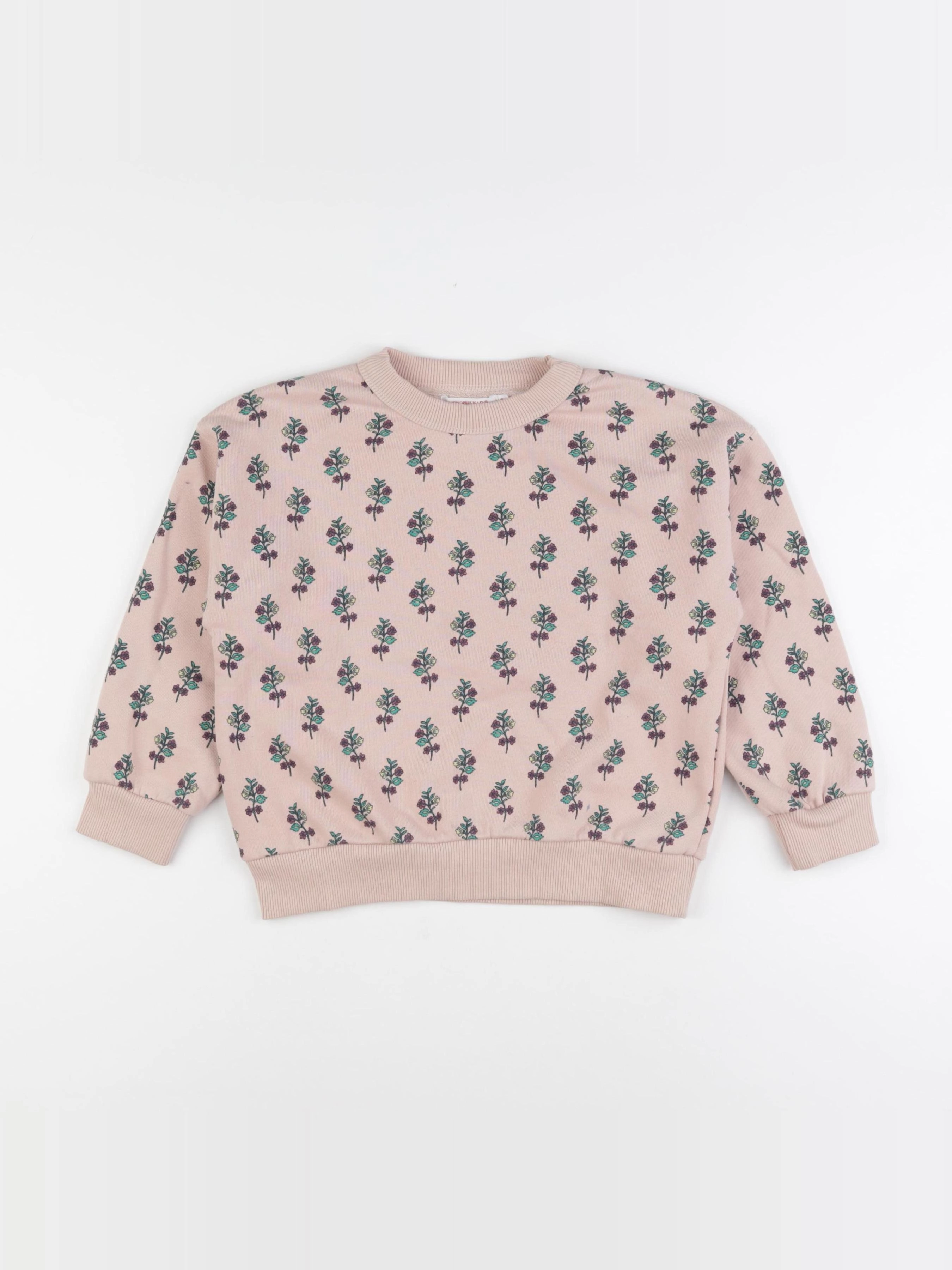 Monoprix - sweat rose - 6 ans