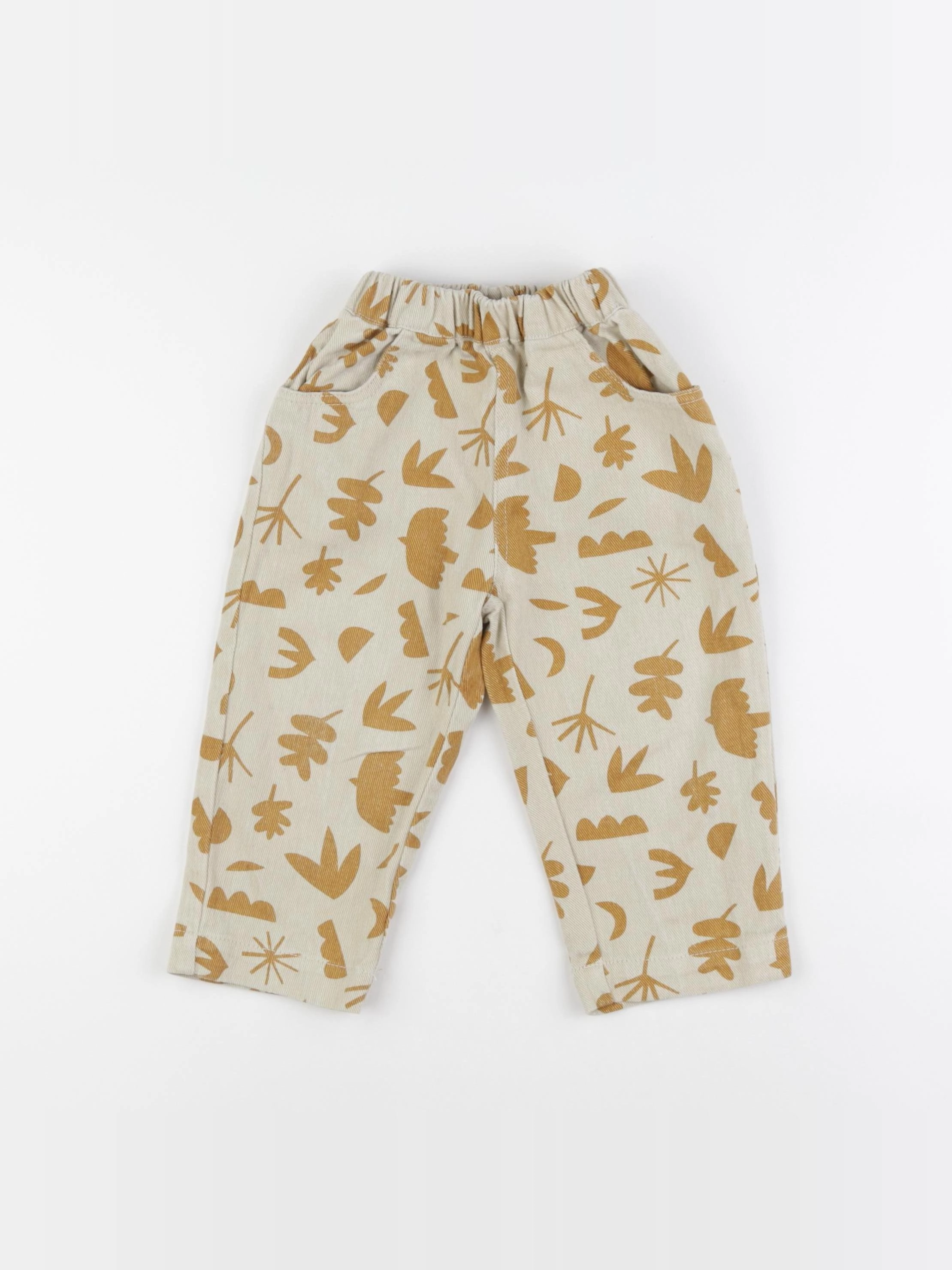 Gamin gamine - jean beige - 2 ans