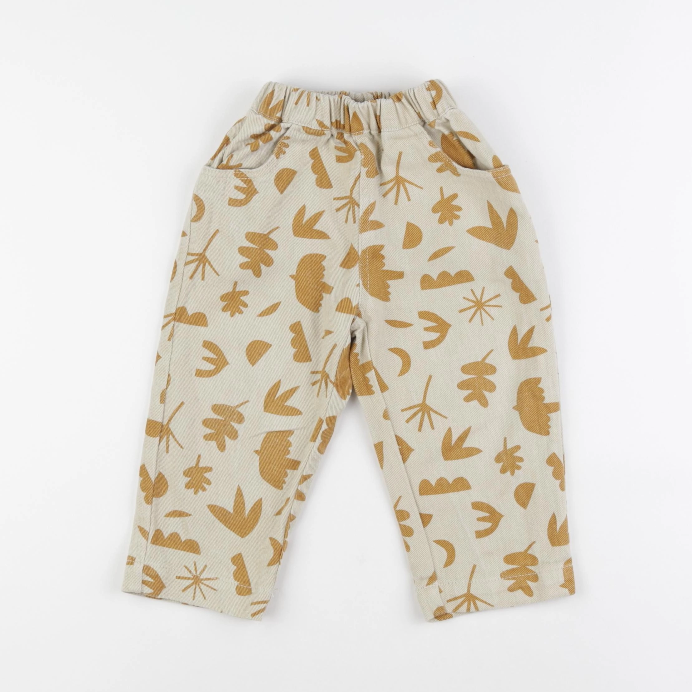 Gamin gamine - jean beige - 2 ans
