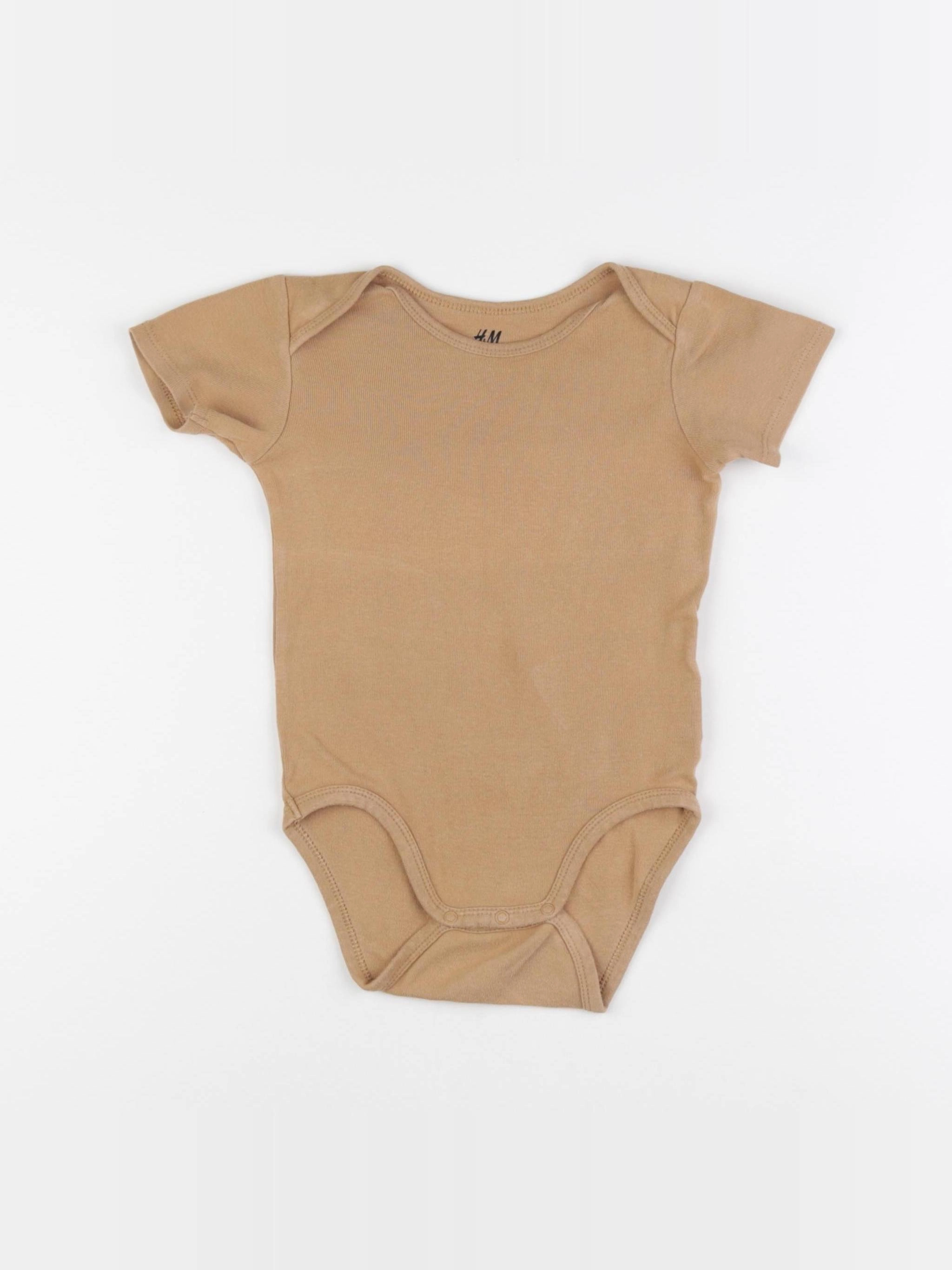 H&M - body marron - 9/12 mois