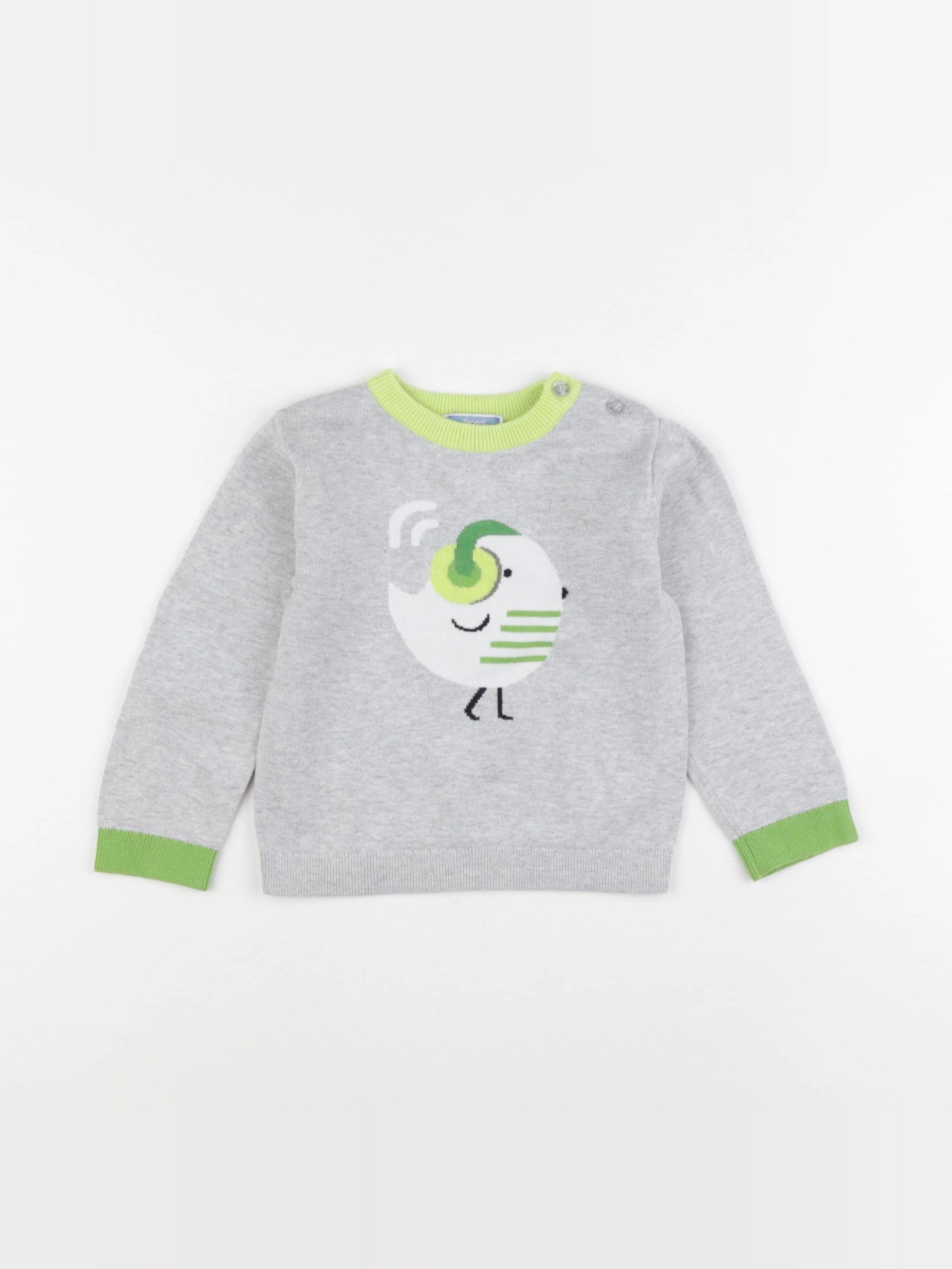 Jacadi - pull multicolore - 36 mois