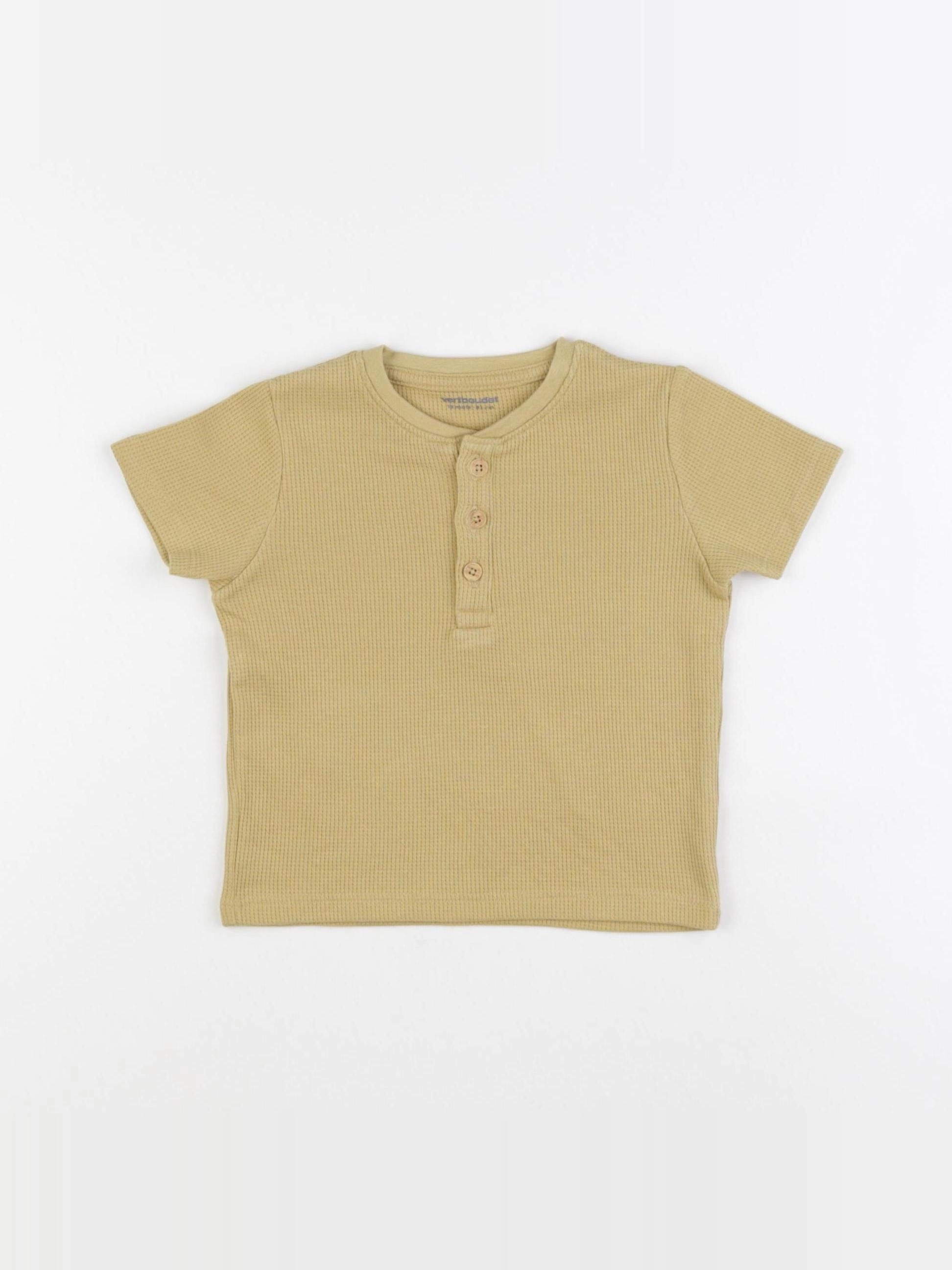 Vertbaudet - tee-shirt jaune - 18 mois
