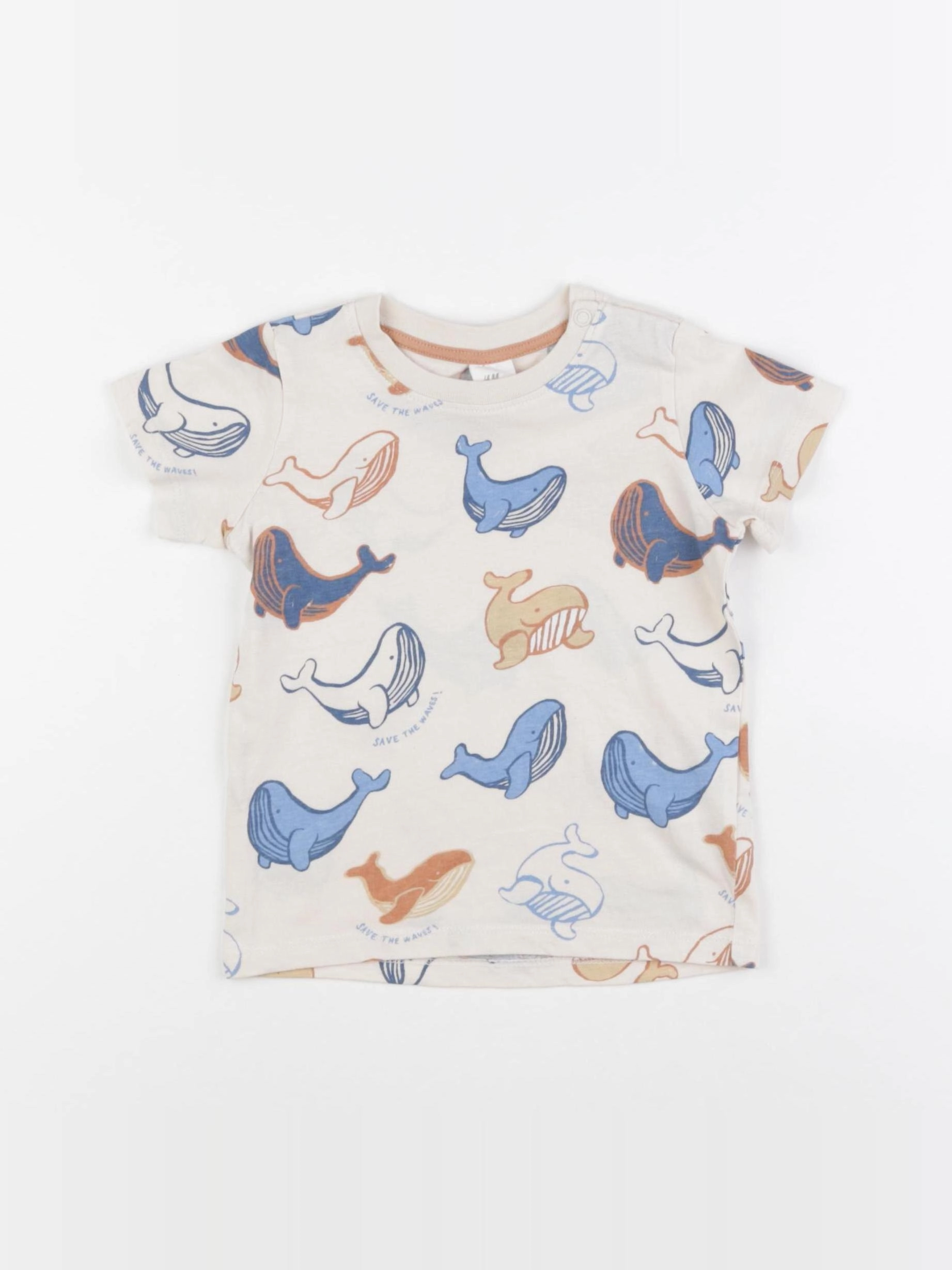 H&M - tee-shirt multicolore - 9/12 mois