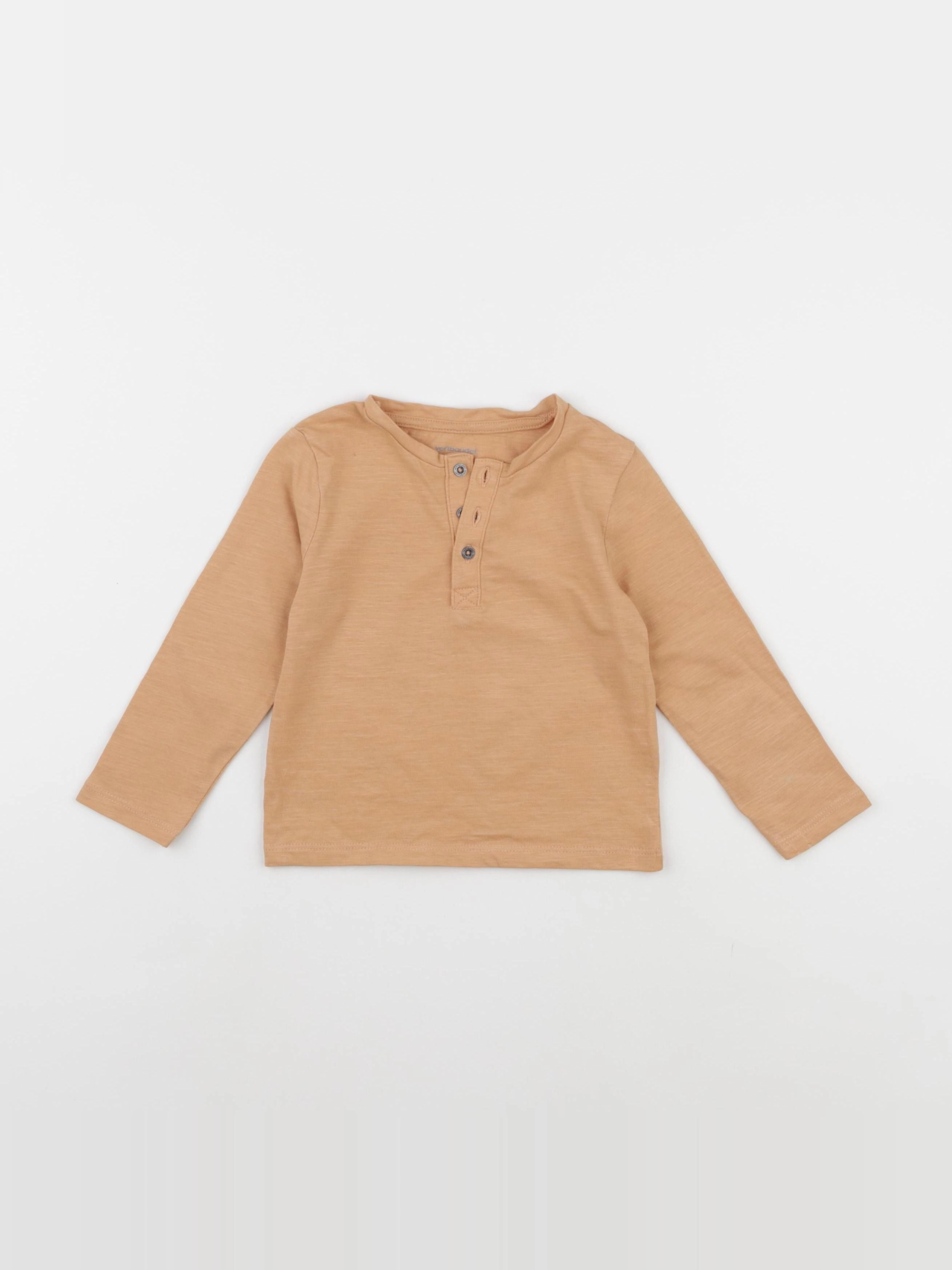 Vertbaudet - tee-shirt orange - 18 mois