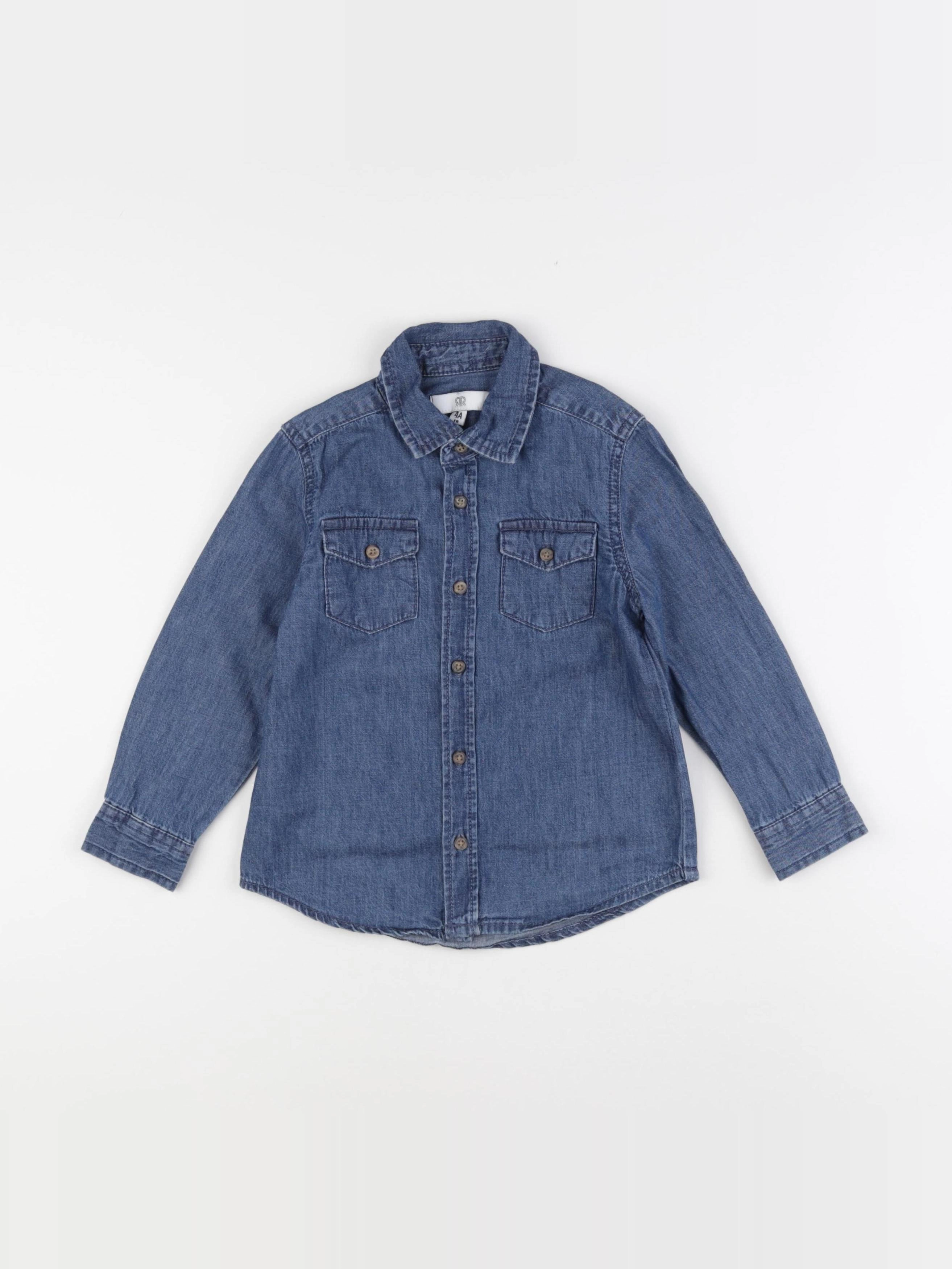 La Redoute - chemise bleu - 4 ans