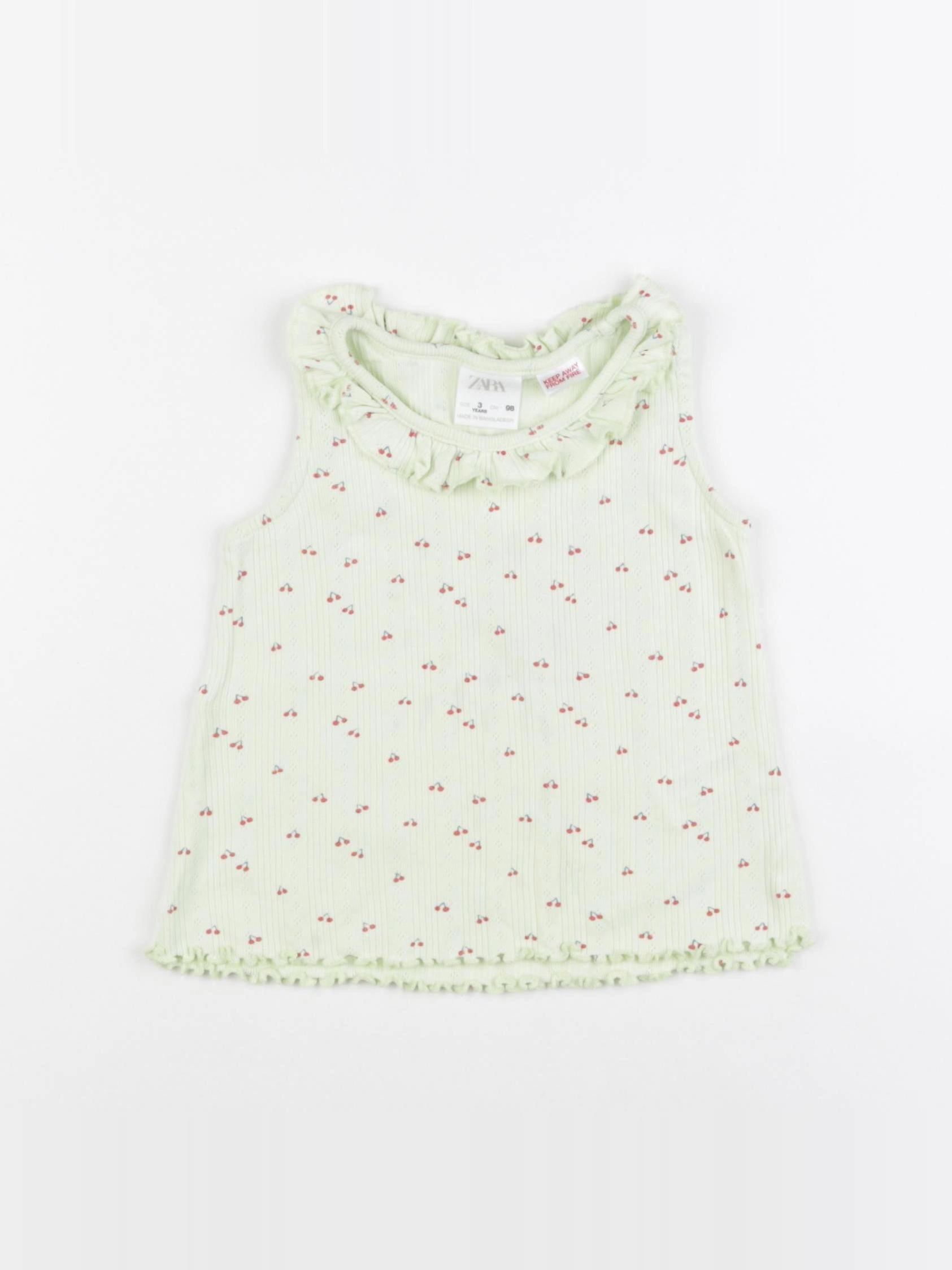 Zara - débardeur vert - 3 ans
