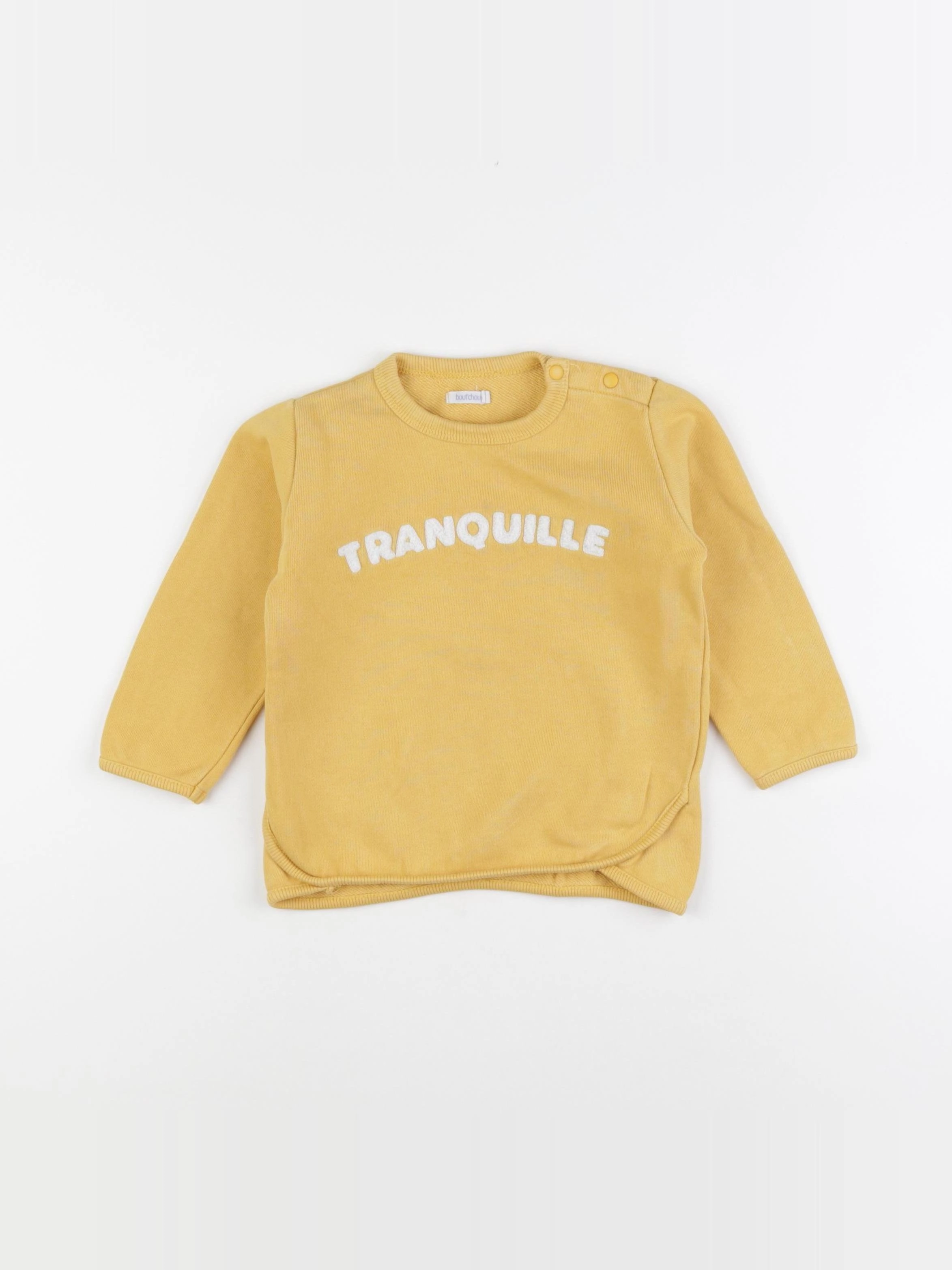 Boutchou - sweat jaune - 36 mois