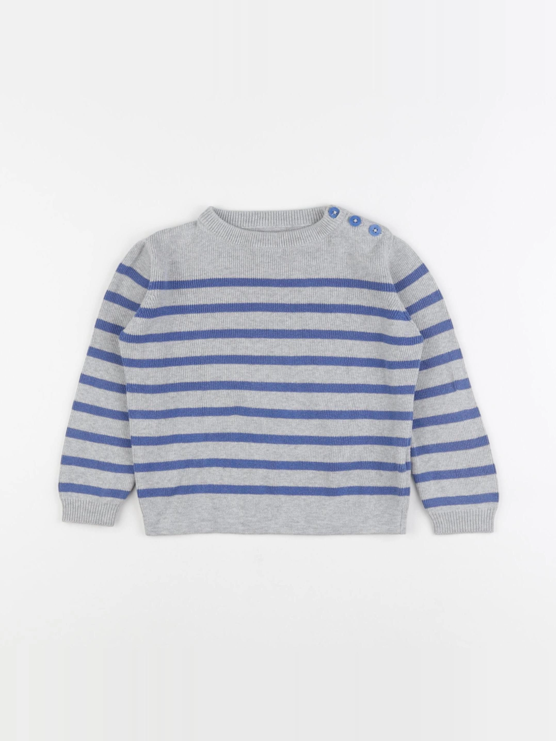 La Redoute - pull bleu - 3 ans