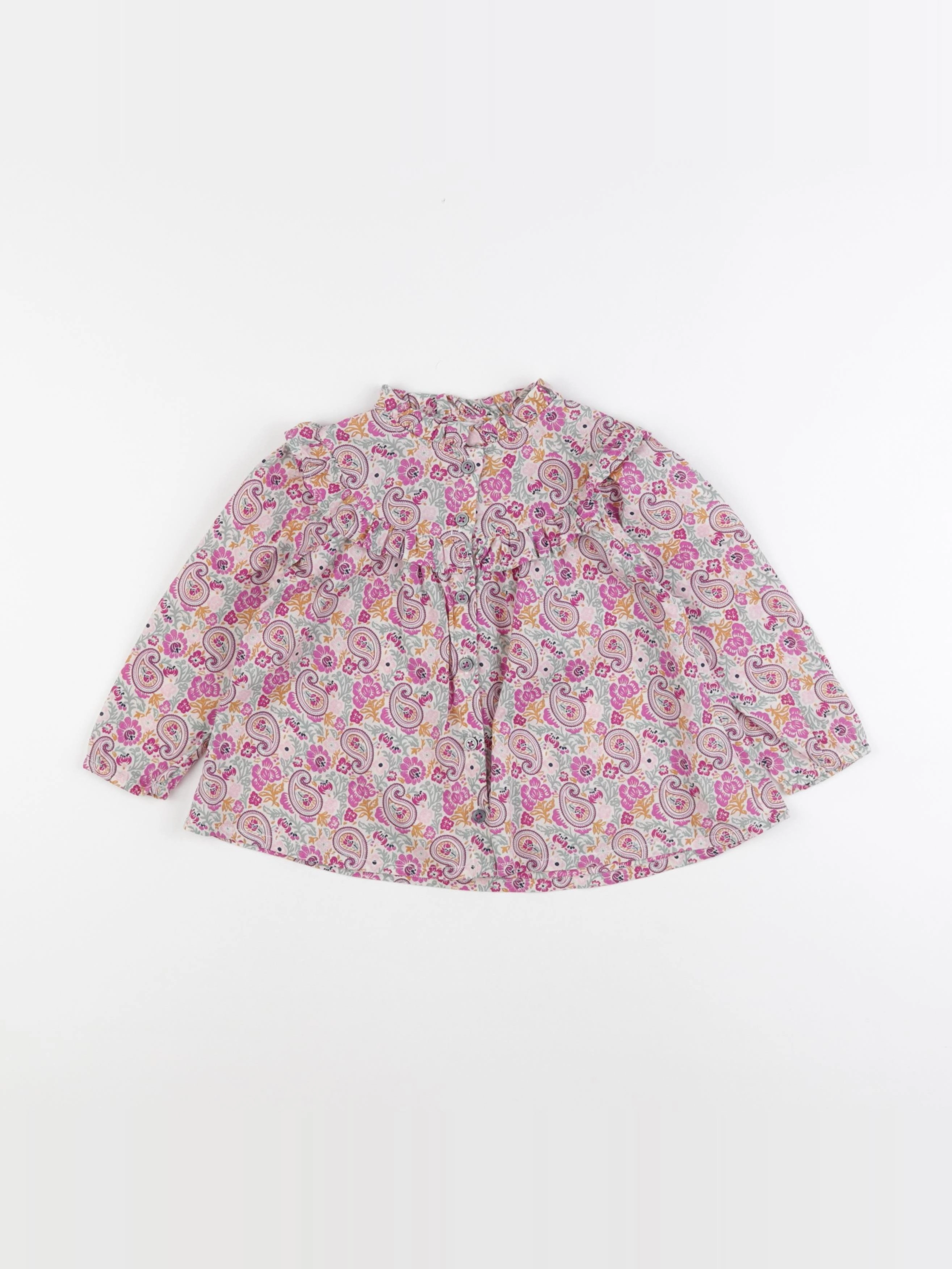 La Redoute - blouse rose - 24 mois