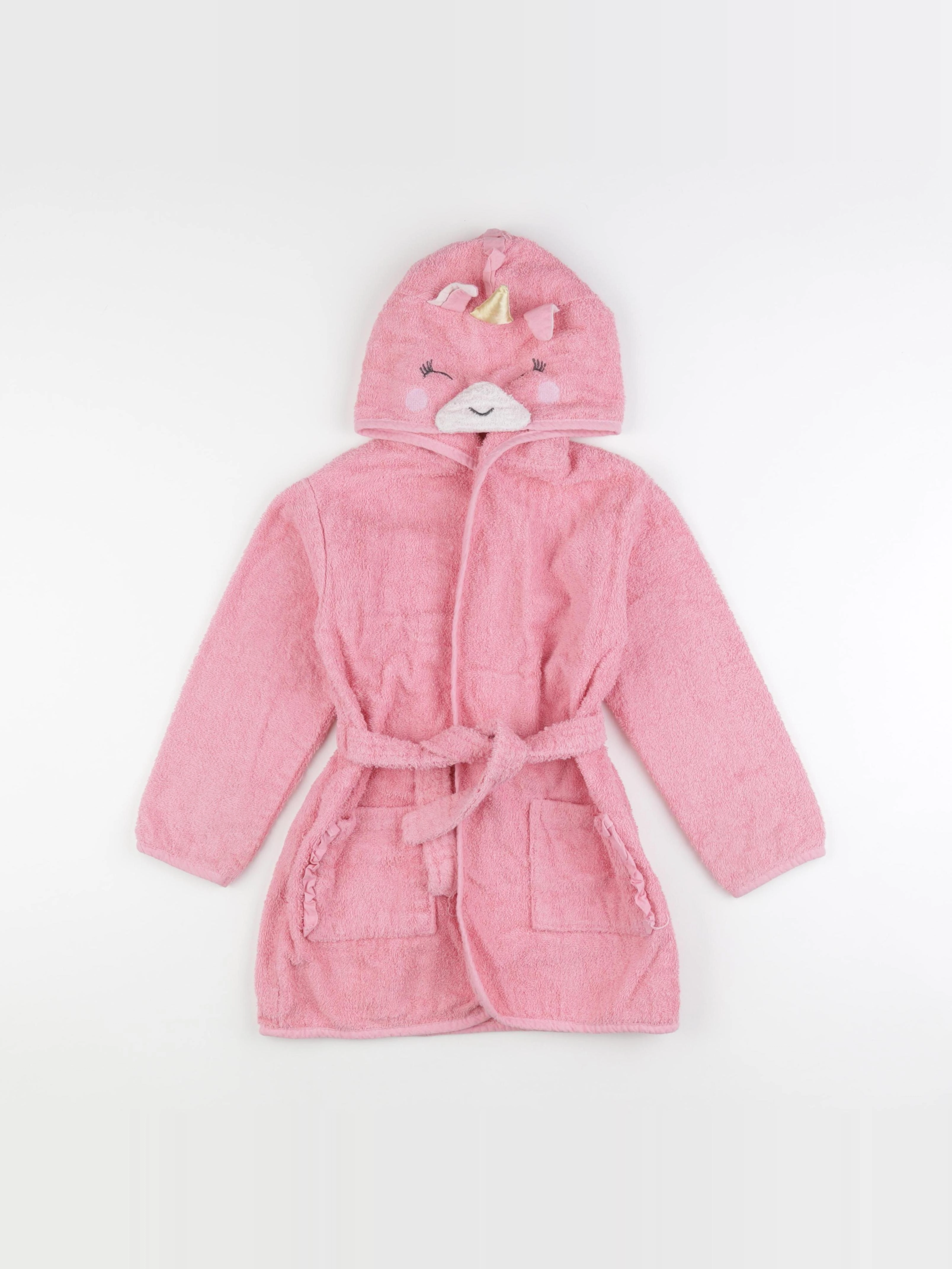 Vertbaudet - peignoir rose - 6 ans