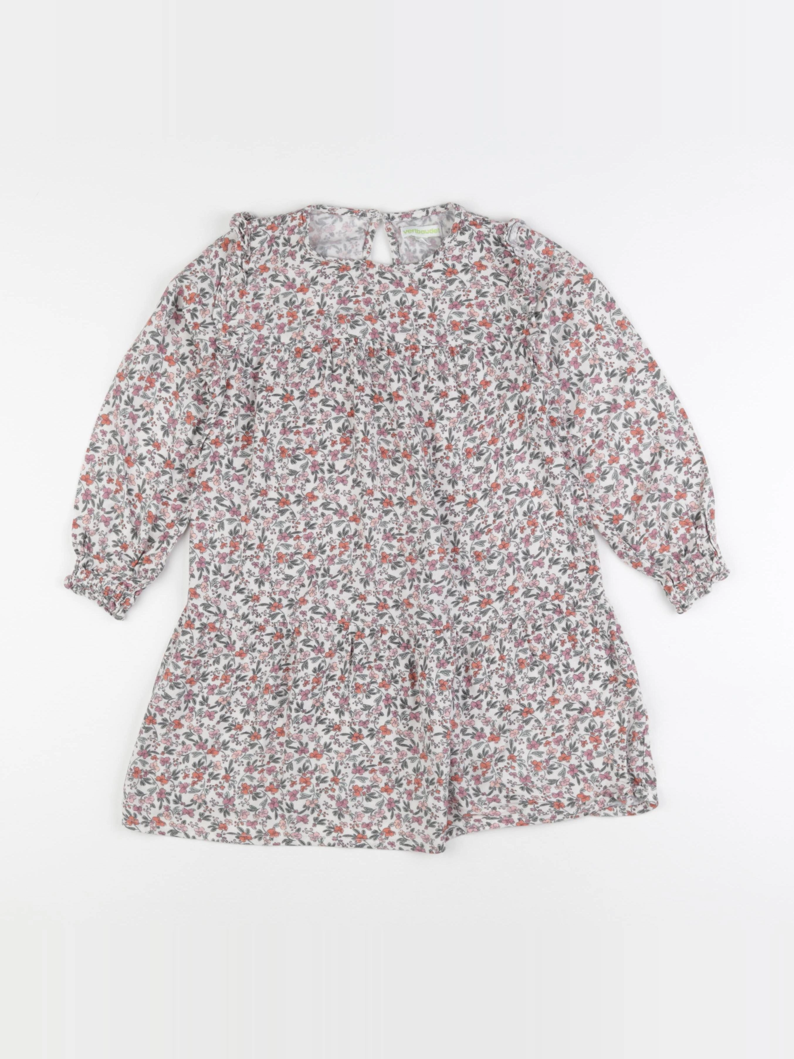 Vertbaudet - robe multicolore - 6 ans