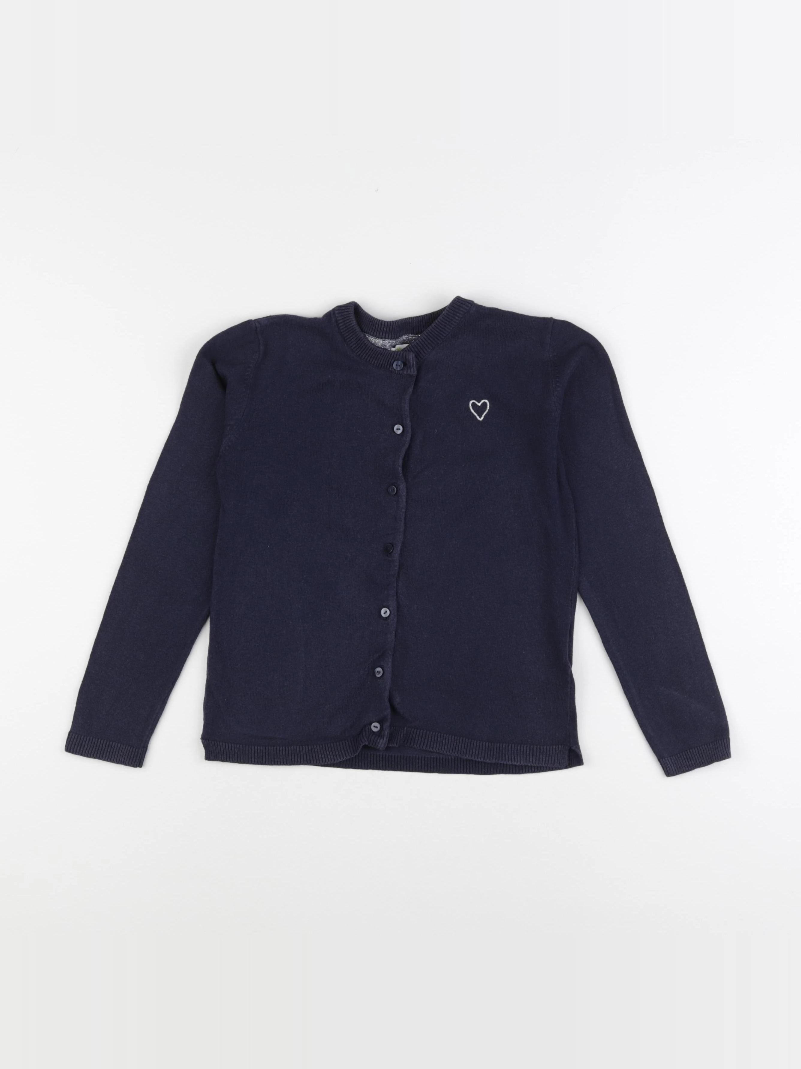 Vertbaudet - gilet bleu - 8 ans