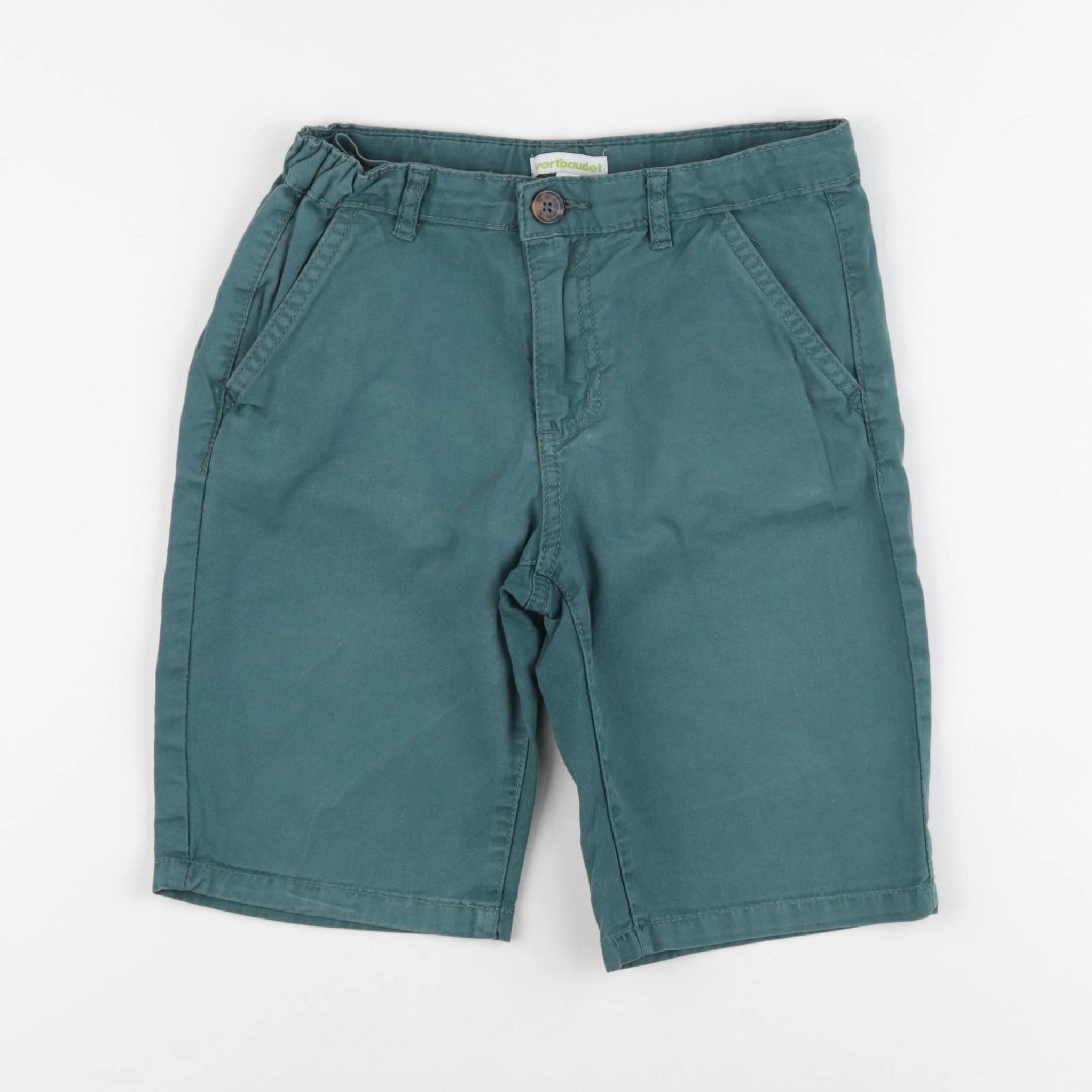 Vertbaudet - short vert - 9 ans
