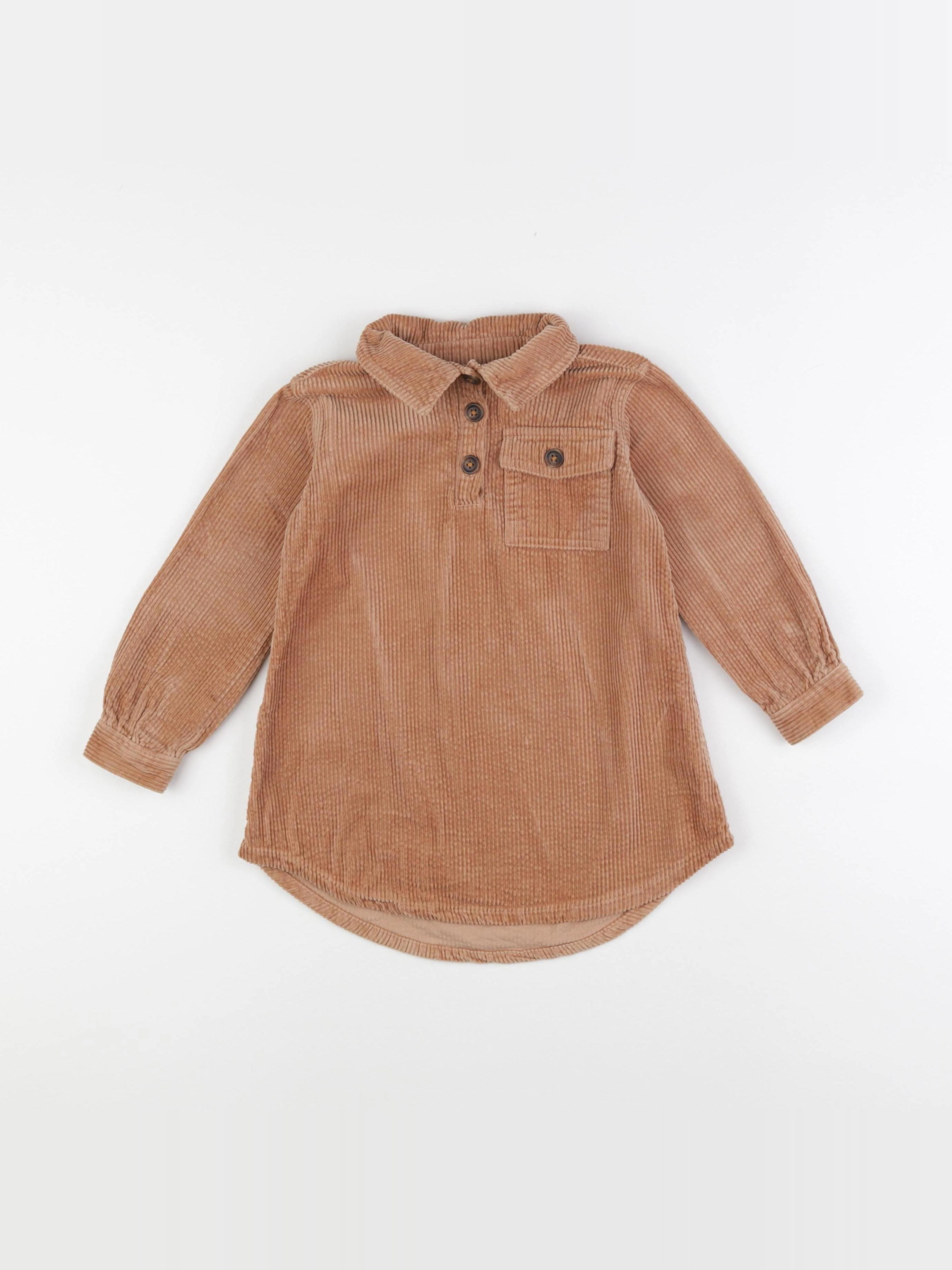 Vertbaudet - robe marron - 3 ans