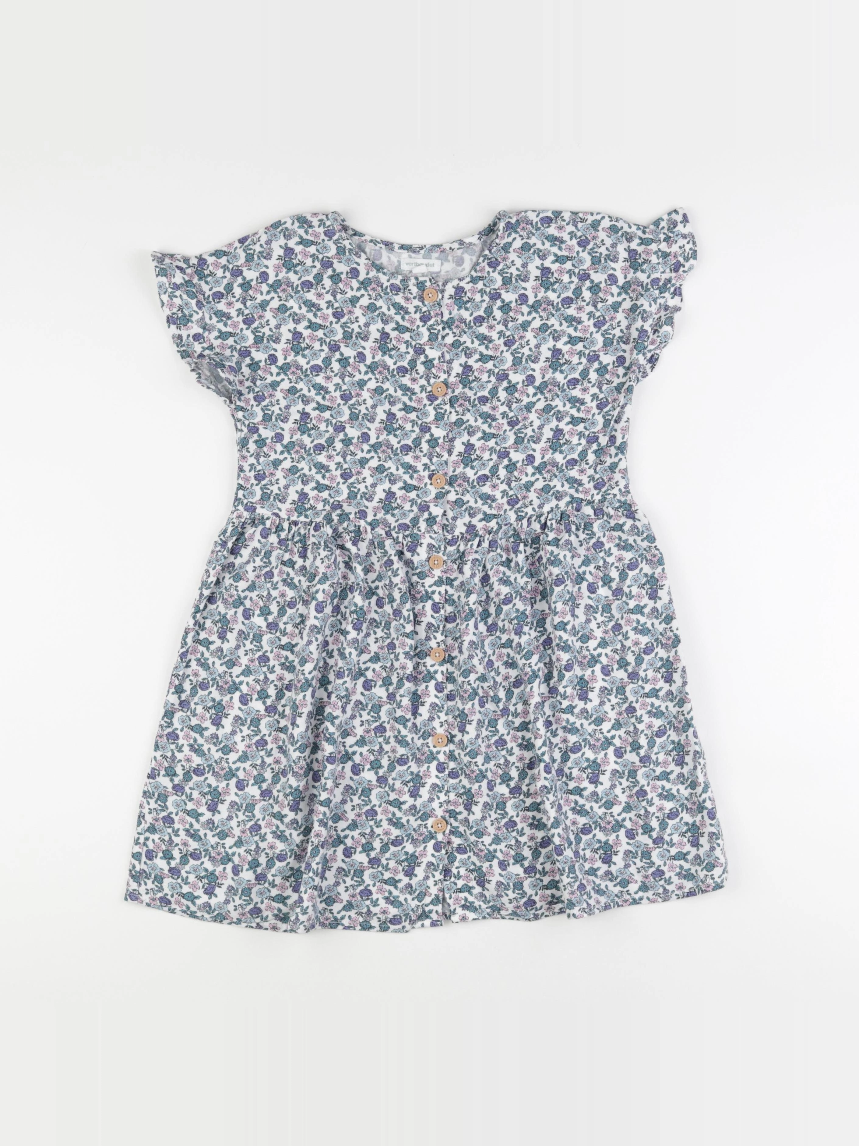 Vertbaudet - robe bleu - 8 ans