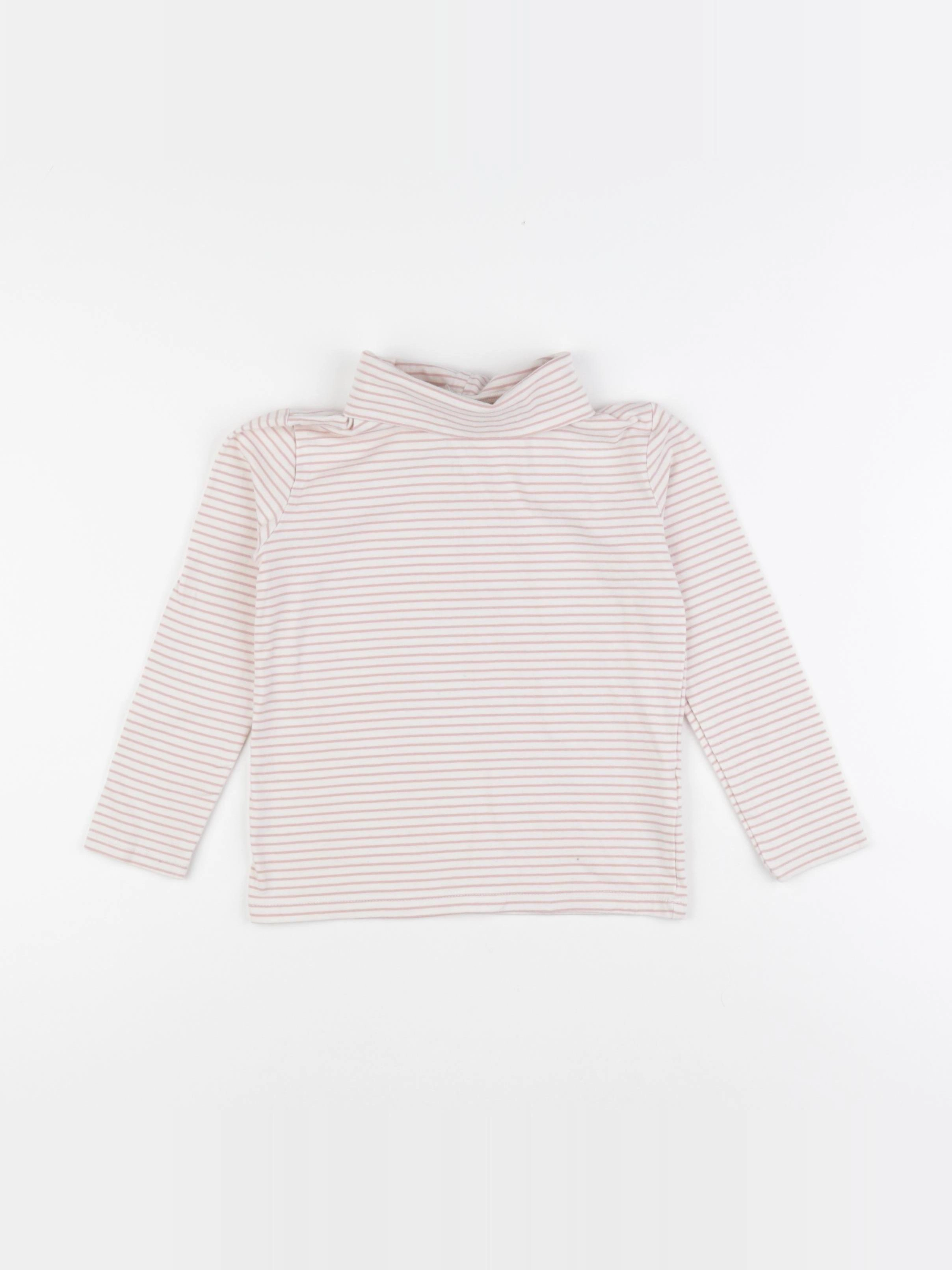 Vertbaudet - tee-shirt rose - 5 ans